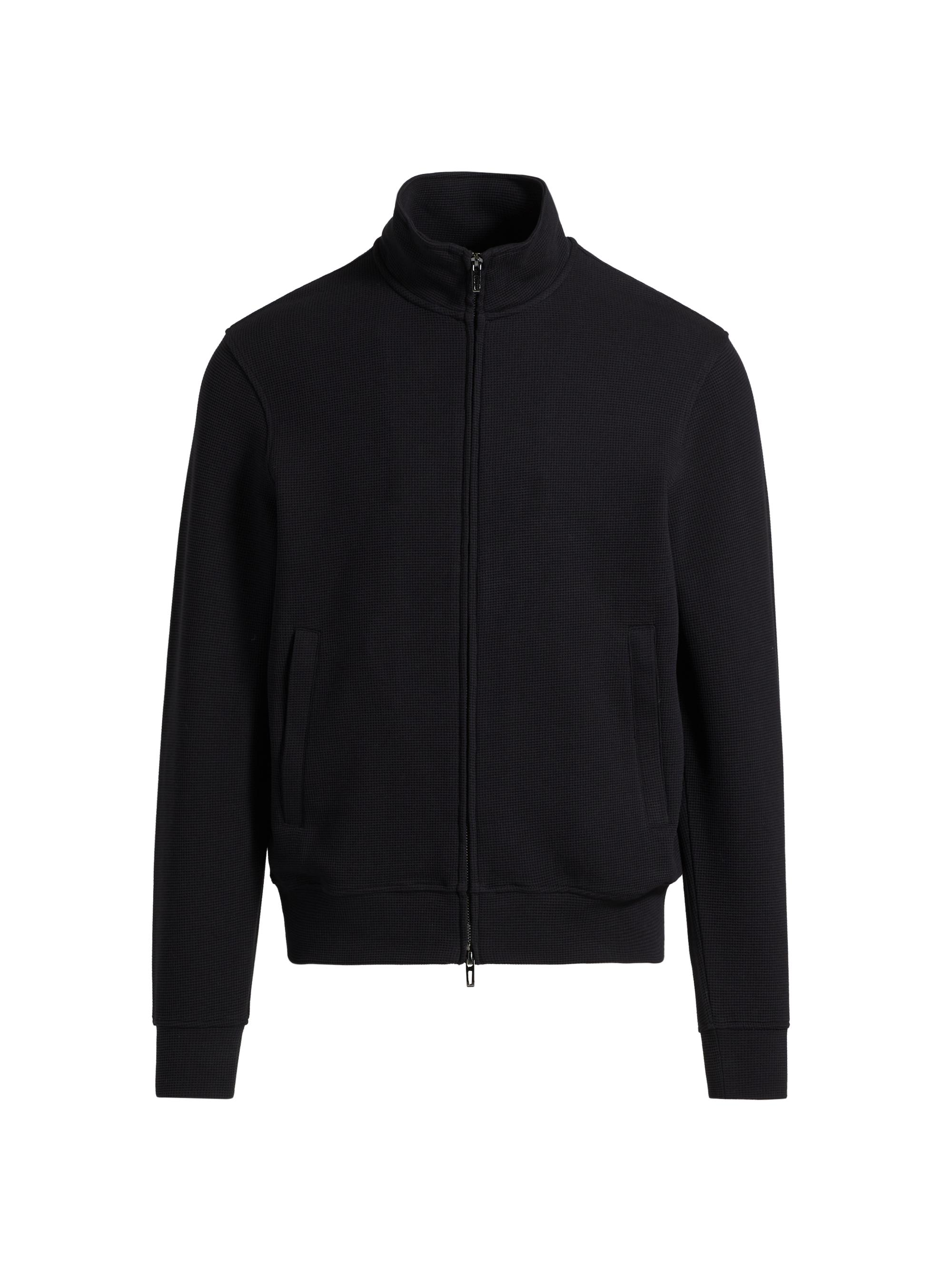 【EMPORIO ARMANI】NO COLLAR JACKET 281T Emporio Armani Stretch Nylon Zip-Front Jacket | Saks Fifth Avenue
