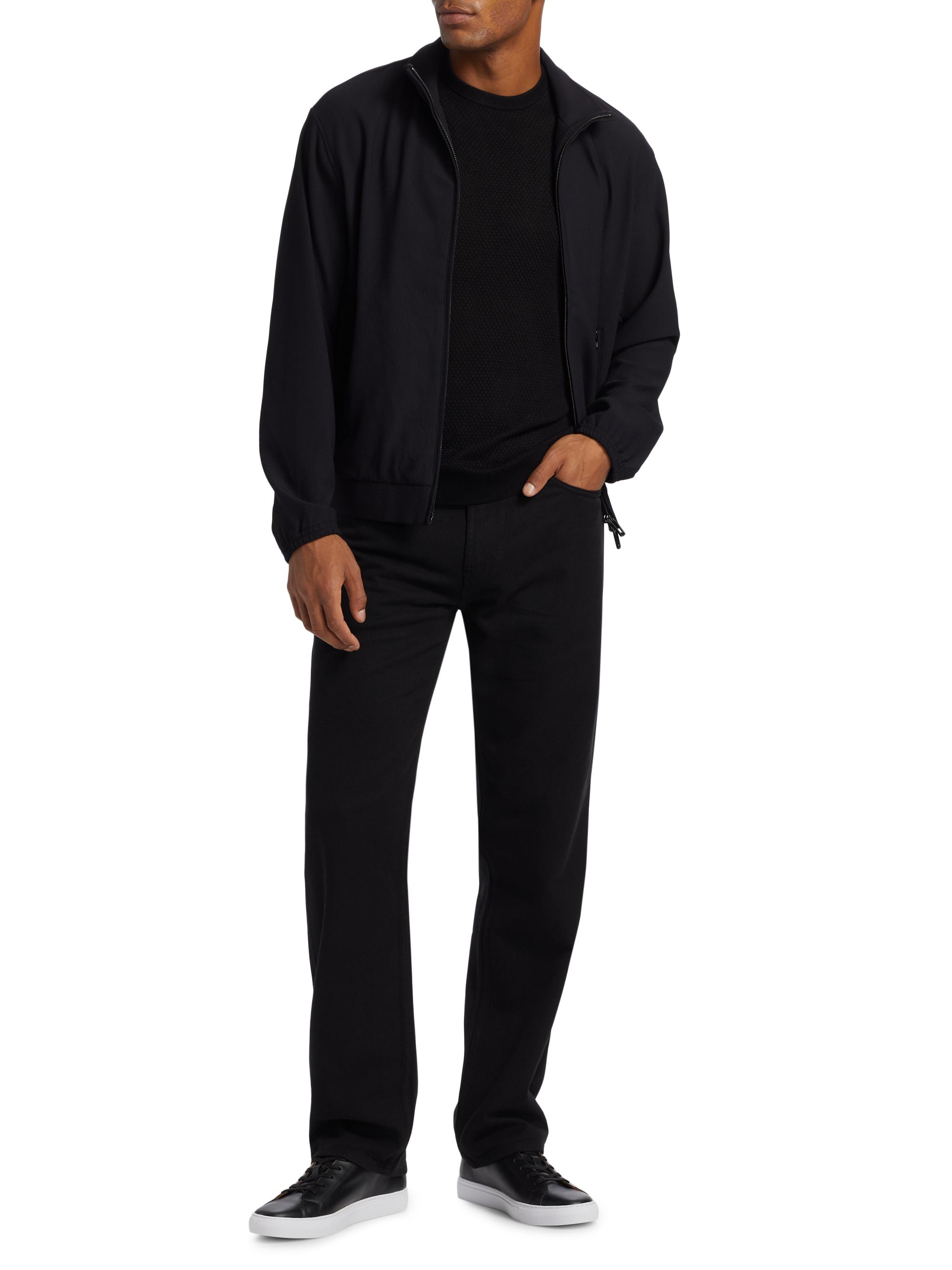 Emporio Armani Stretch Nylon Zip-Front Jacket | Saks Fifth Avenue