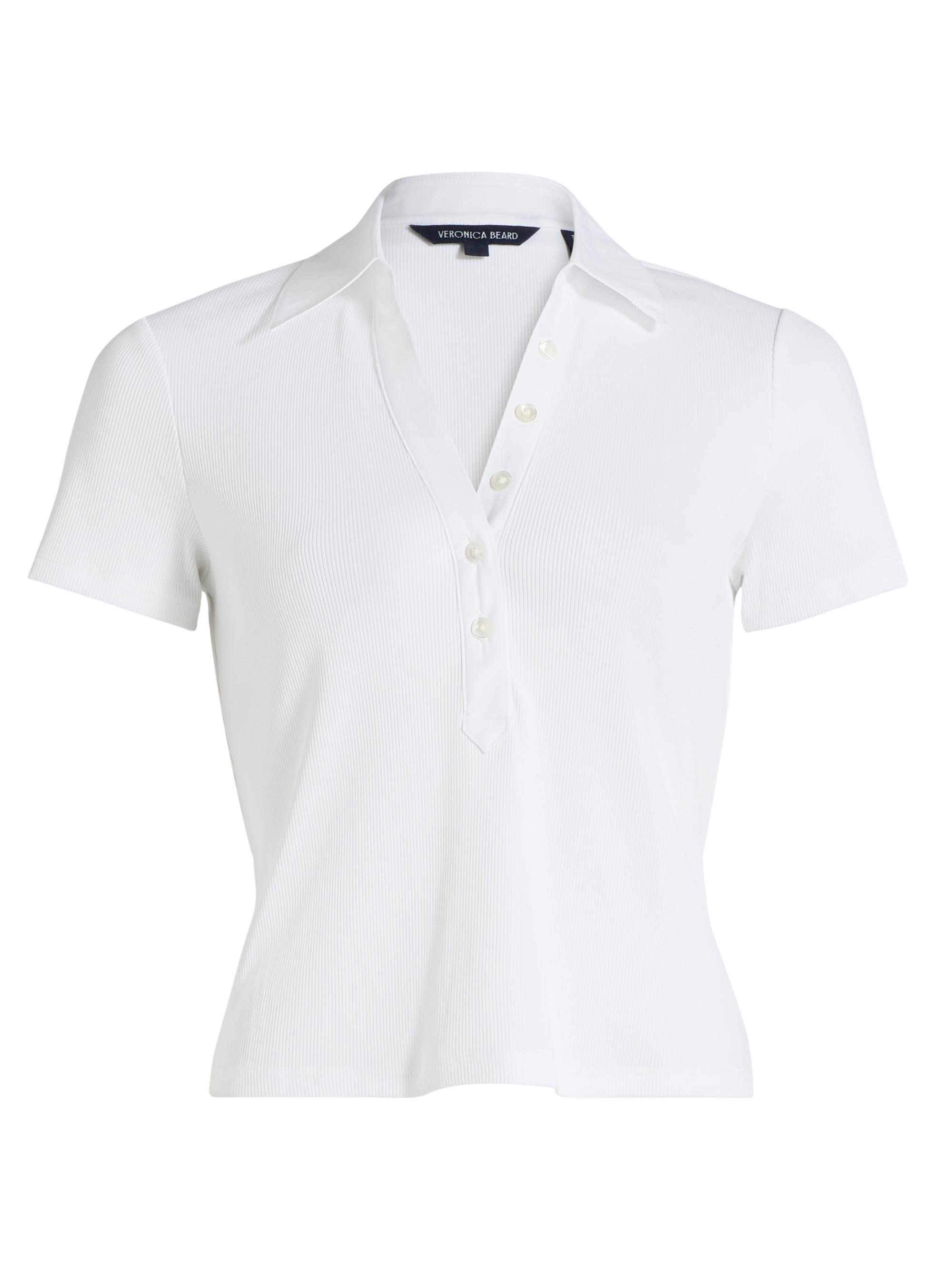 Veronica Beard Women's Kearney Polo T-Shirt - White