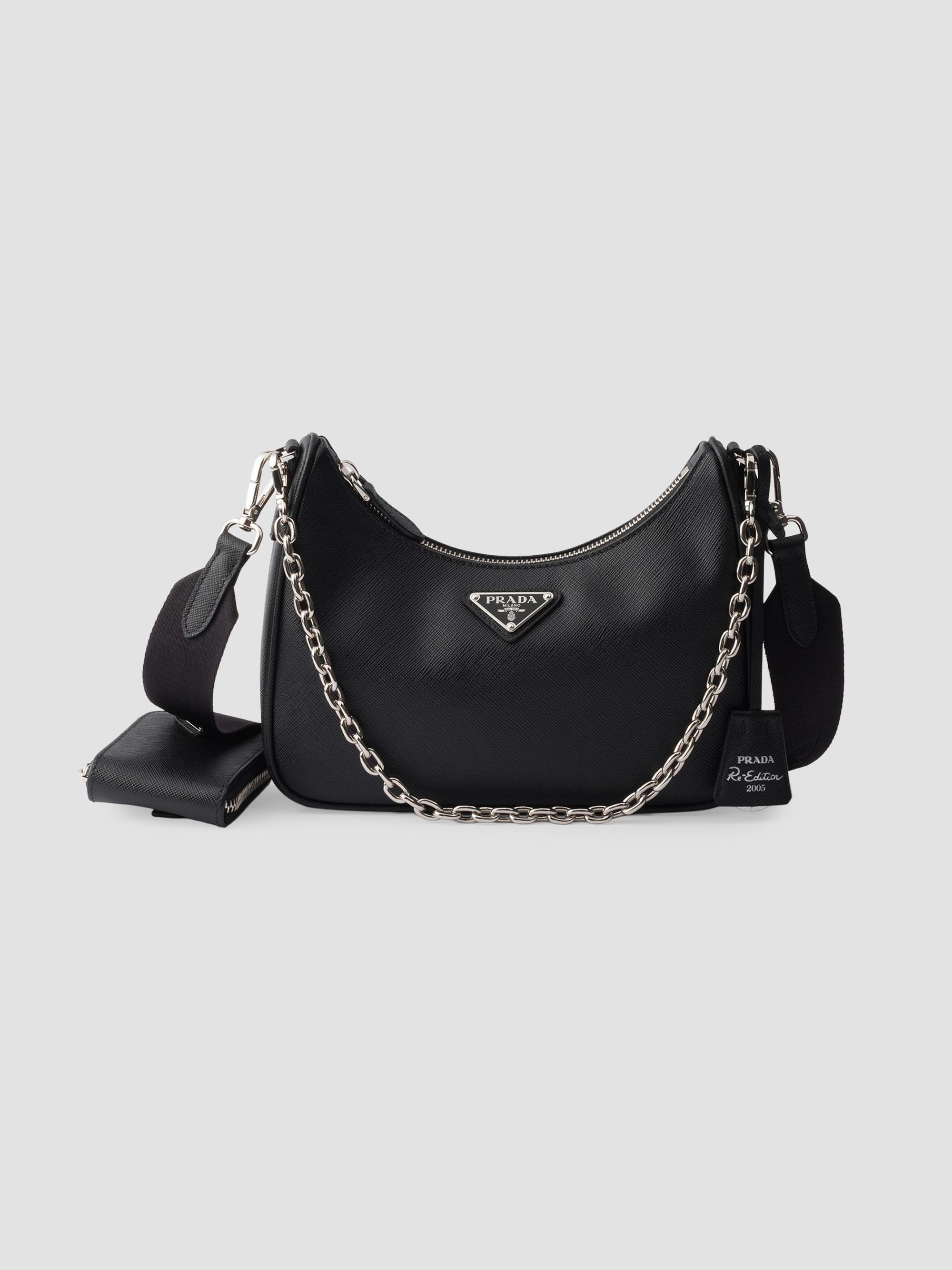Prada Explore Large Re-Nylon and Leather Shoulder Bag | Saks Fifth