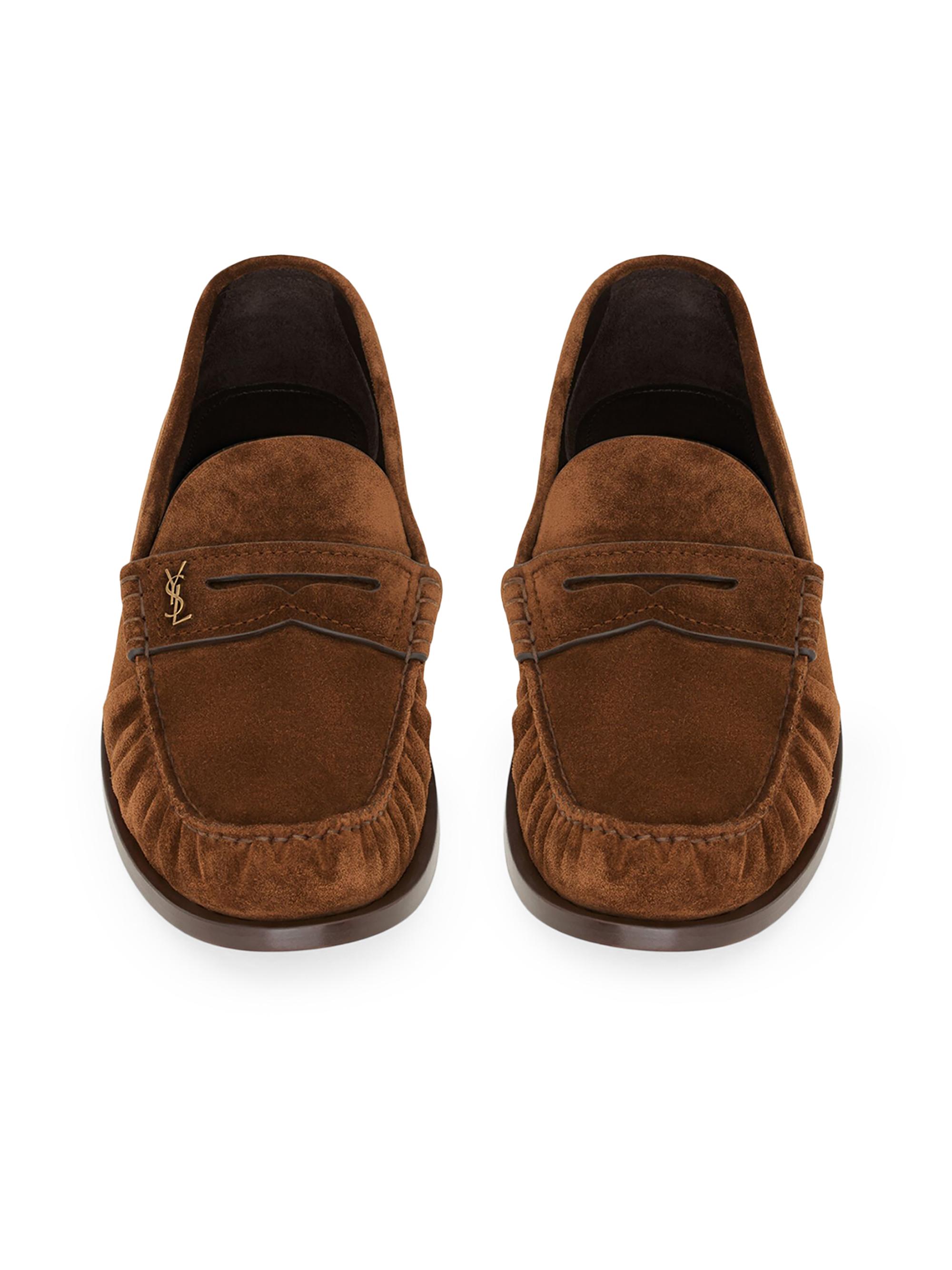 Saint Laurent Pairs イタリヤ製のスエードブーディ Saint Laurent Women's Loafers in Suede | Saks Fifth Avenue