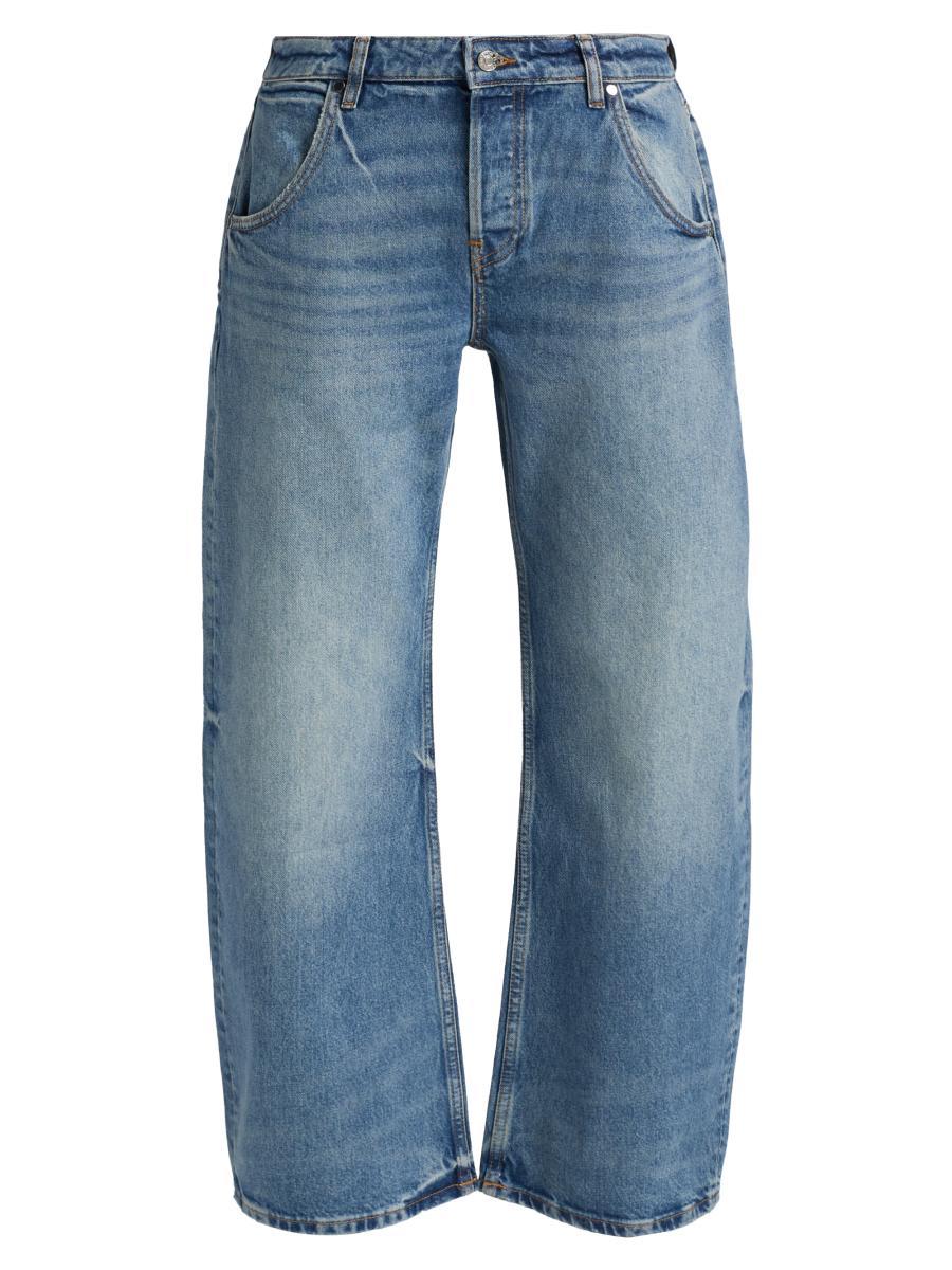 Eb Denim Women's Enzo Cropped Mid-rise Barrel Jeans In Nomad