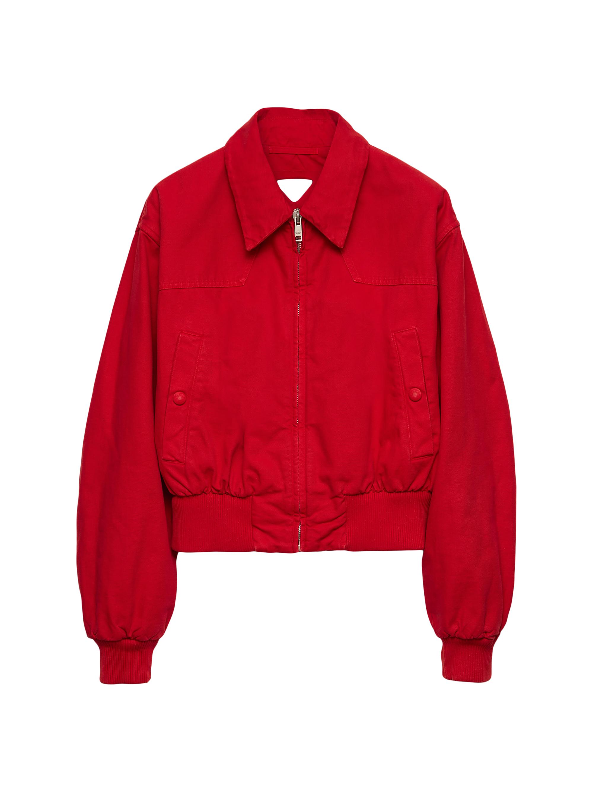 Prada Women's Canvas Jacket - Red