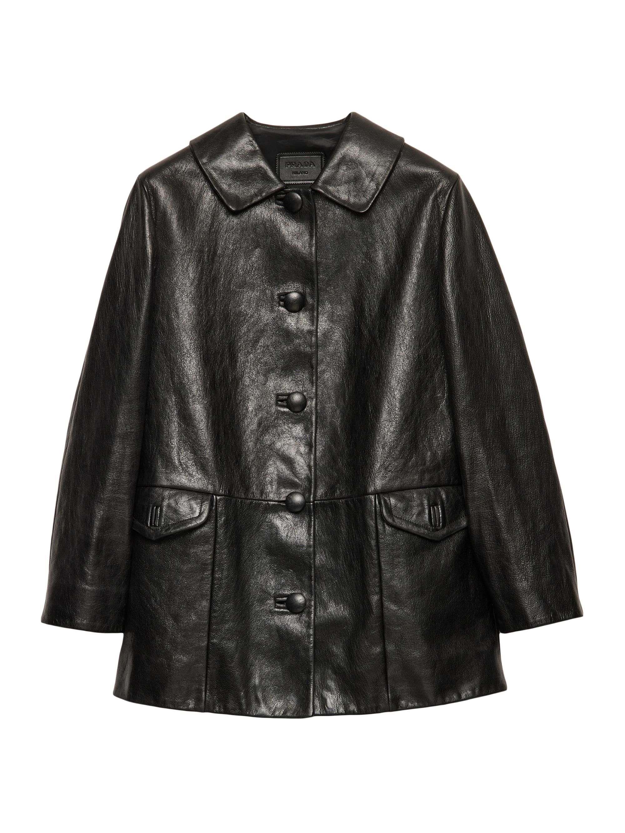 Prada Leather Biker Jacket | Saks Fifth Avenue
