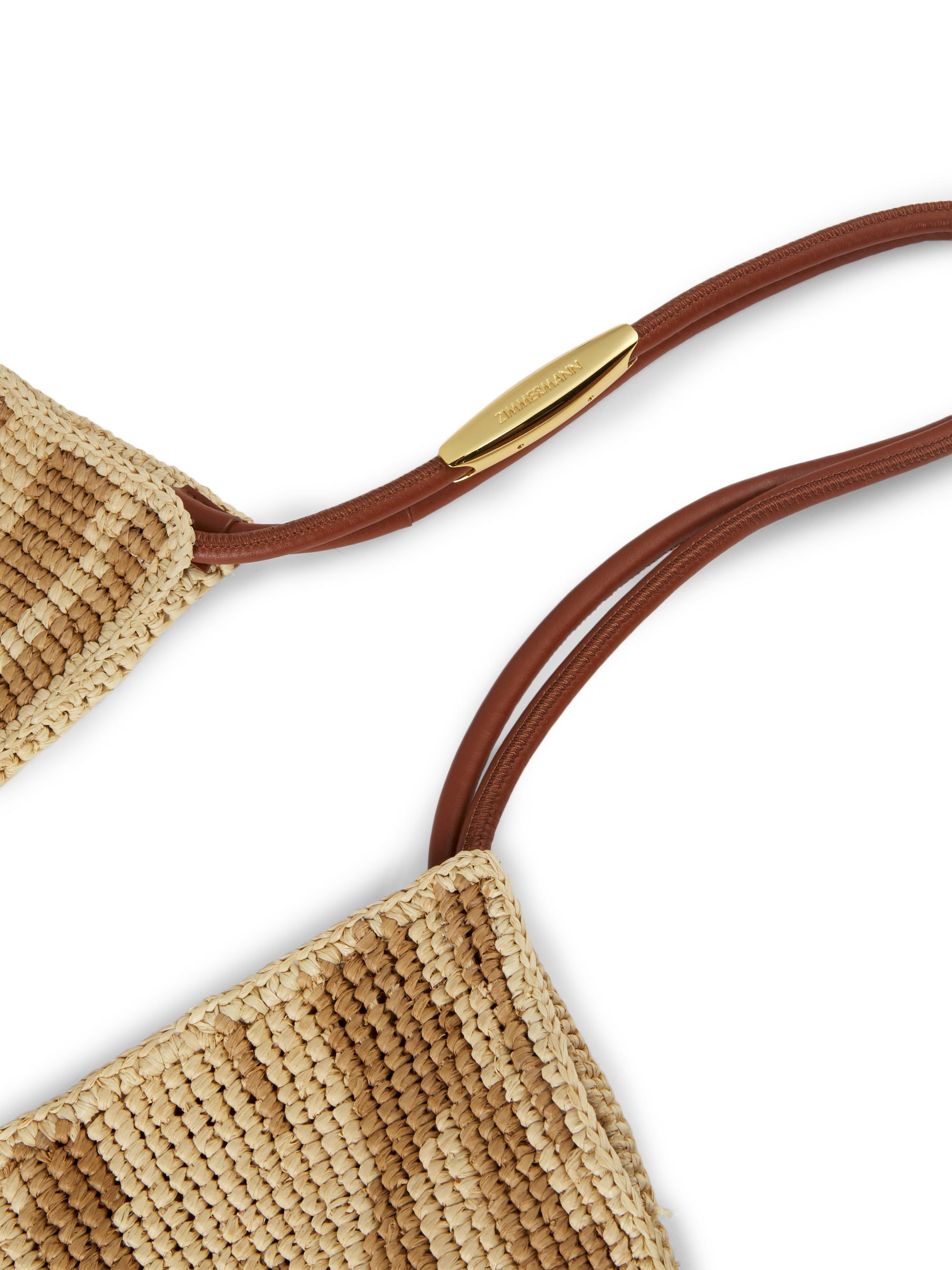 Zimmermann Large Goldentime Raffia Tote Bag | Saks Fifth Avenue