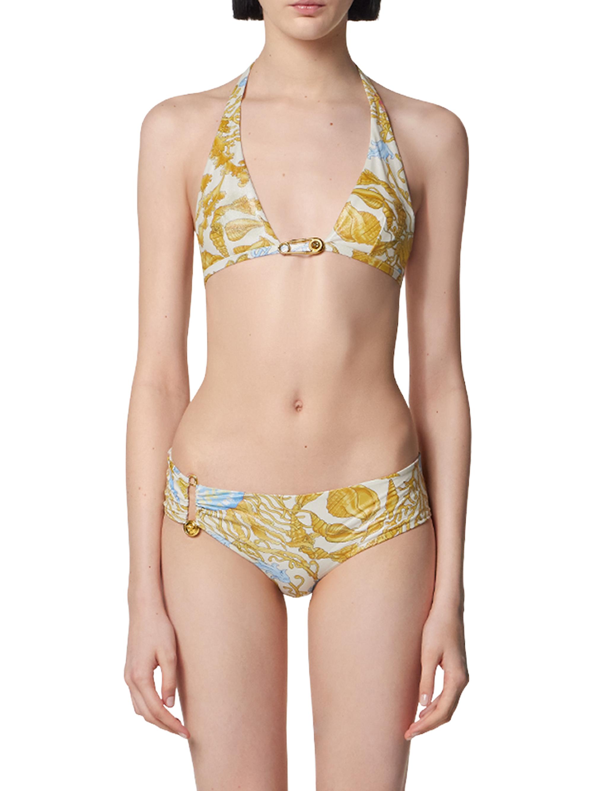 VERSACE Barocco Print 水着 0400022716046_EGGSHELLMULTICOL