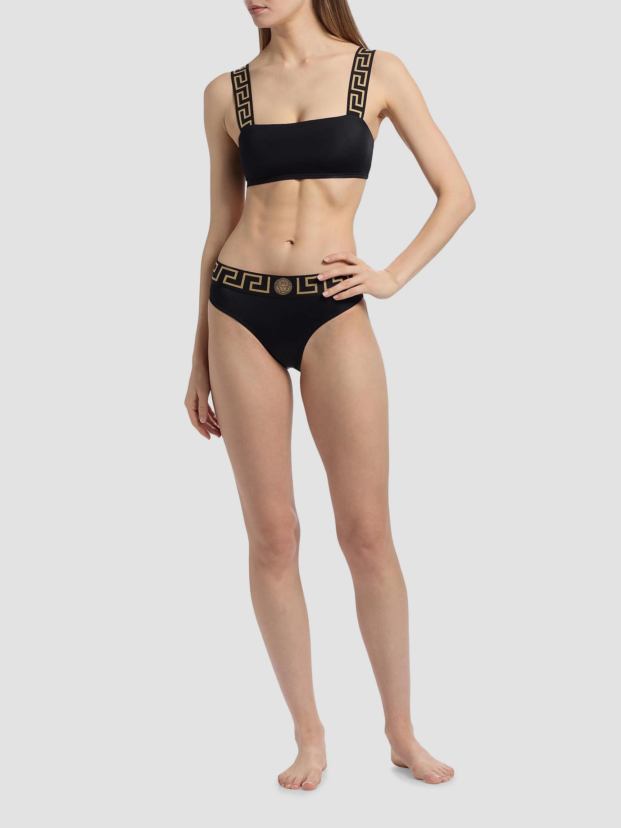 GIANNI VERSACE ビキニ セット XS メデューサ金具 Versace Greek Key Bikini Top | Saks Fifth Avenue