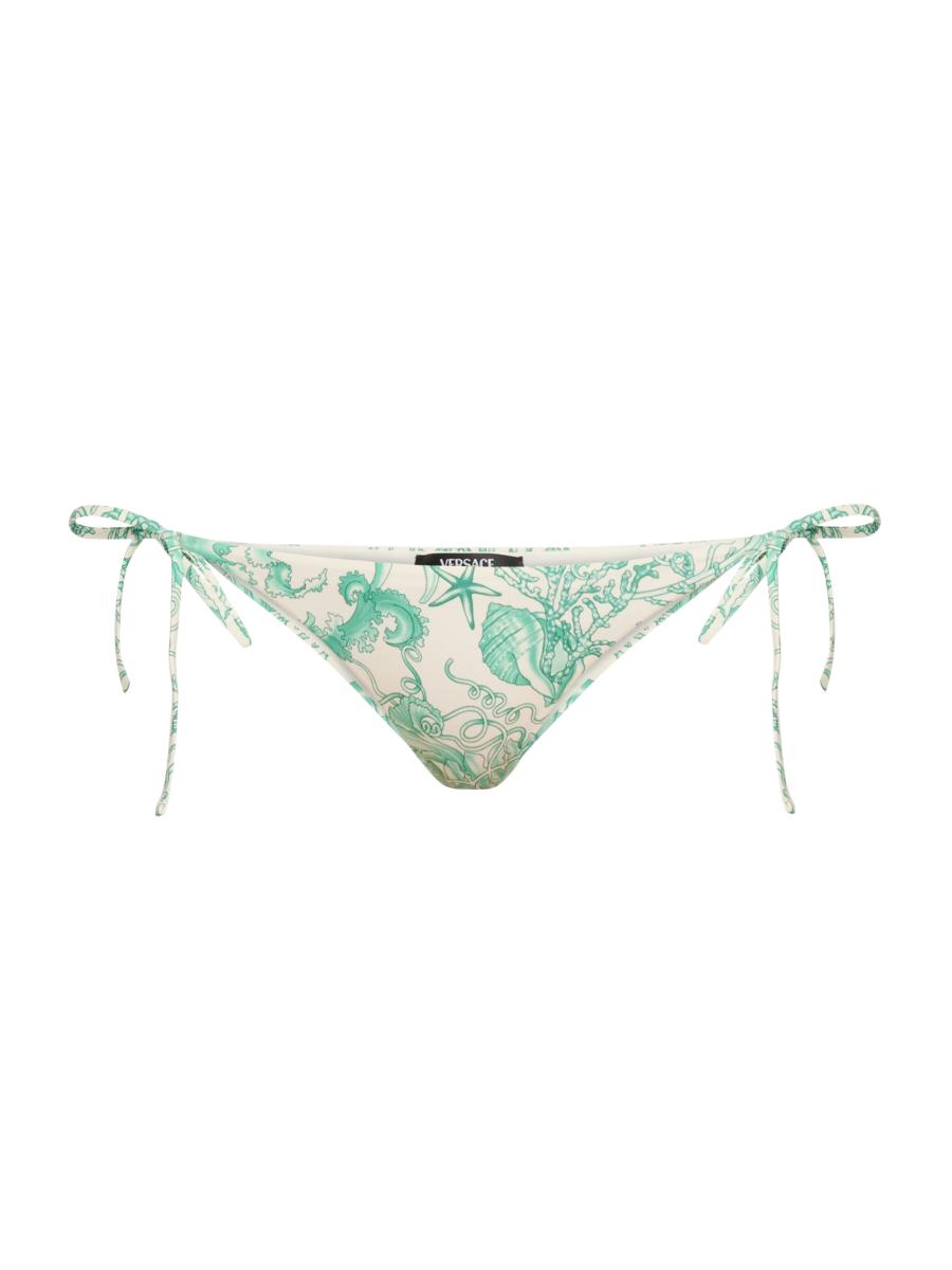 Versace Underwater Barocco-Print Bikini Bottom | Saks Fifth Avenue