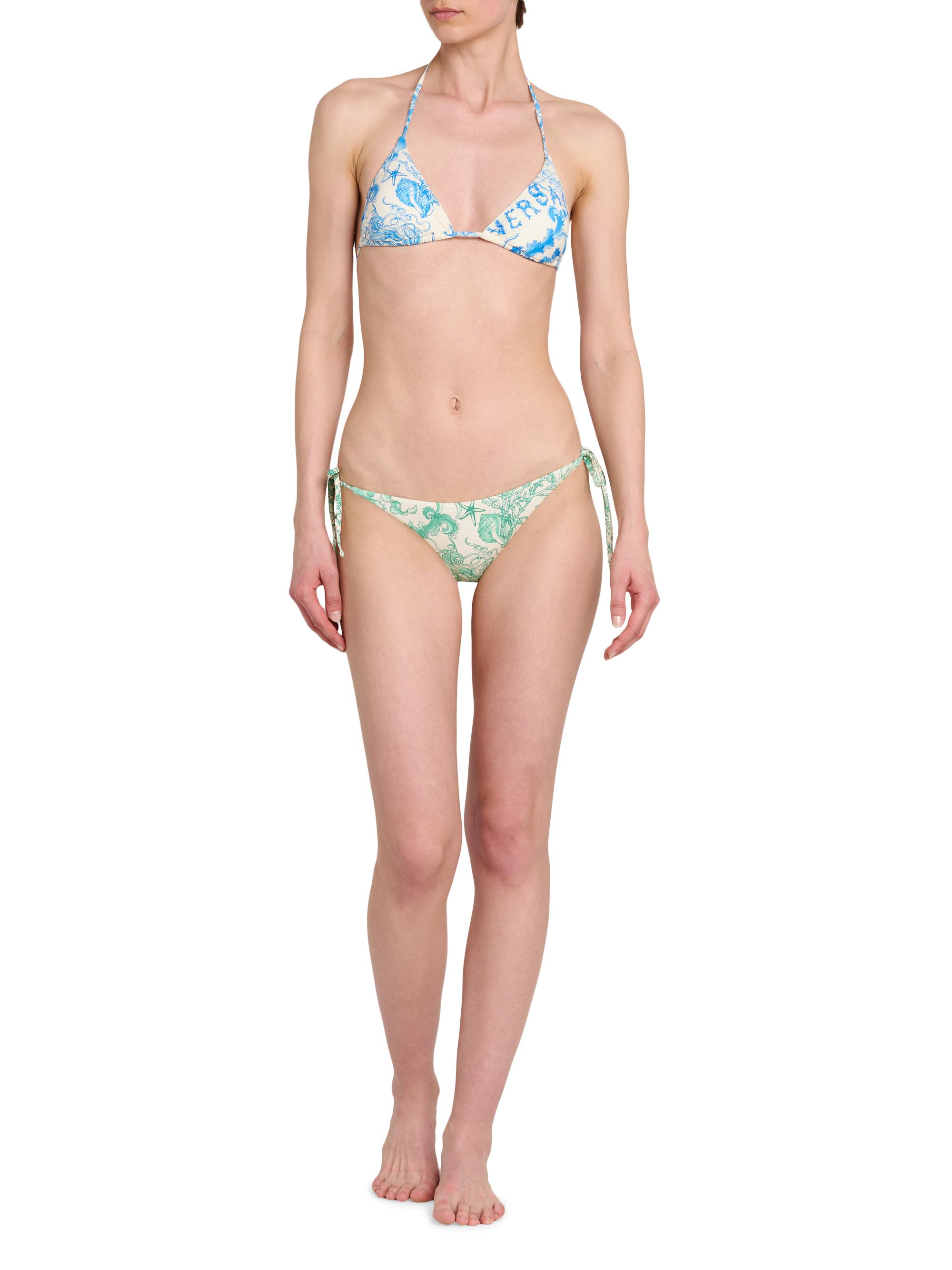 VERSACE Barocco Print 水着 Versace Underwater Barocco-Print Bikini Bottom | Saks Fifth Avenue