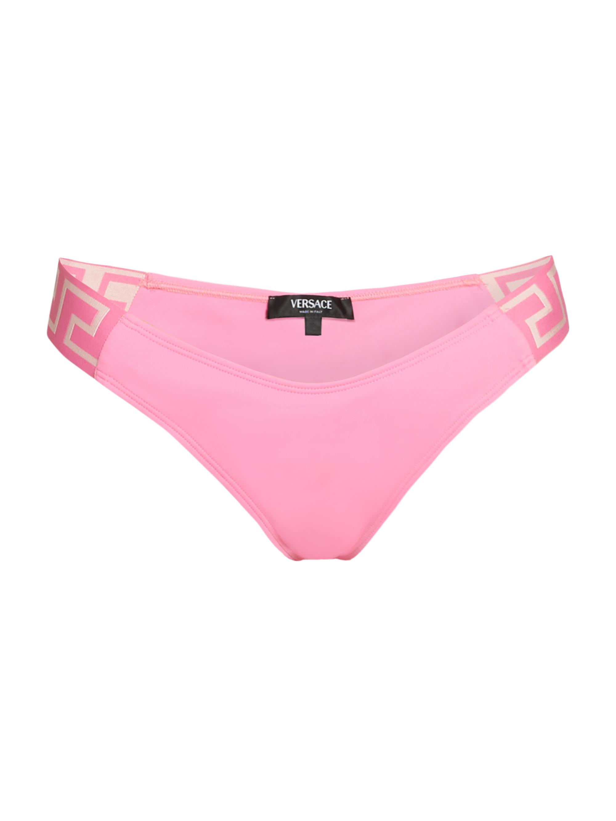 Versace Women's La Greca Bikini Bottom - Guava