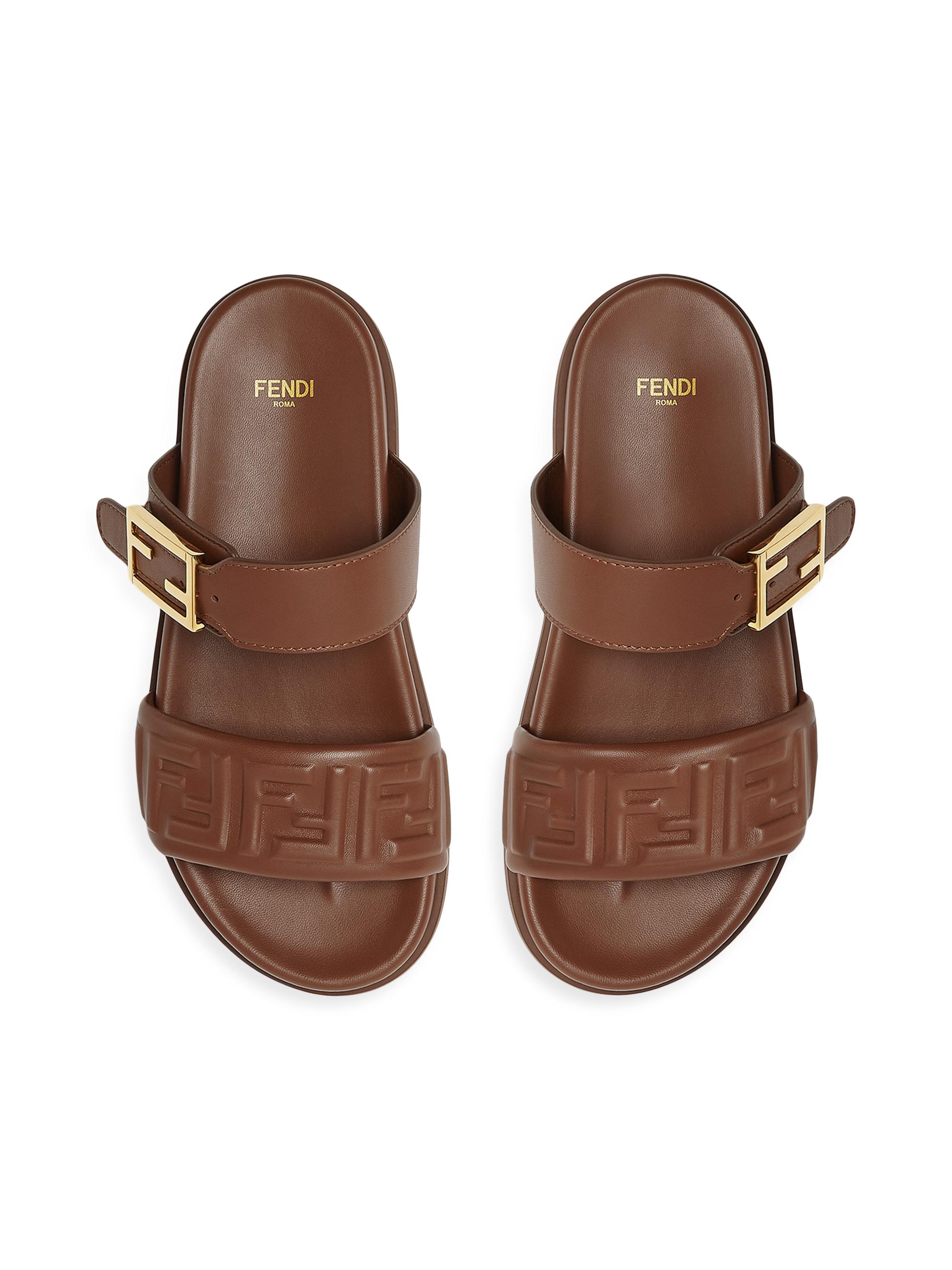 Fifth Avenue Fendi Slides Saks Fendi Clearance Fendi Black Rubber