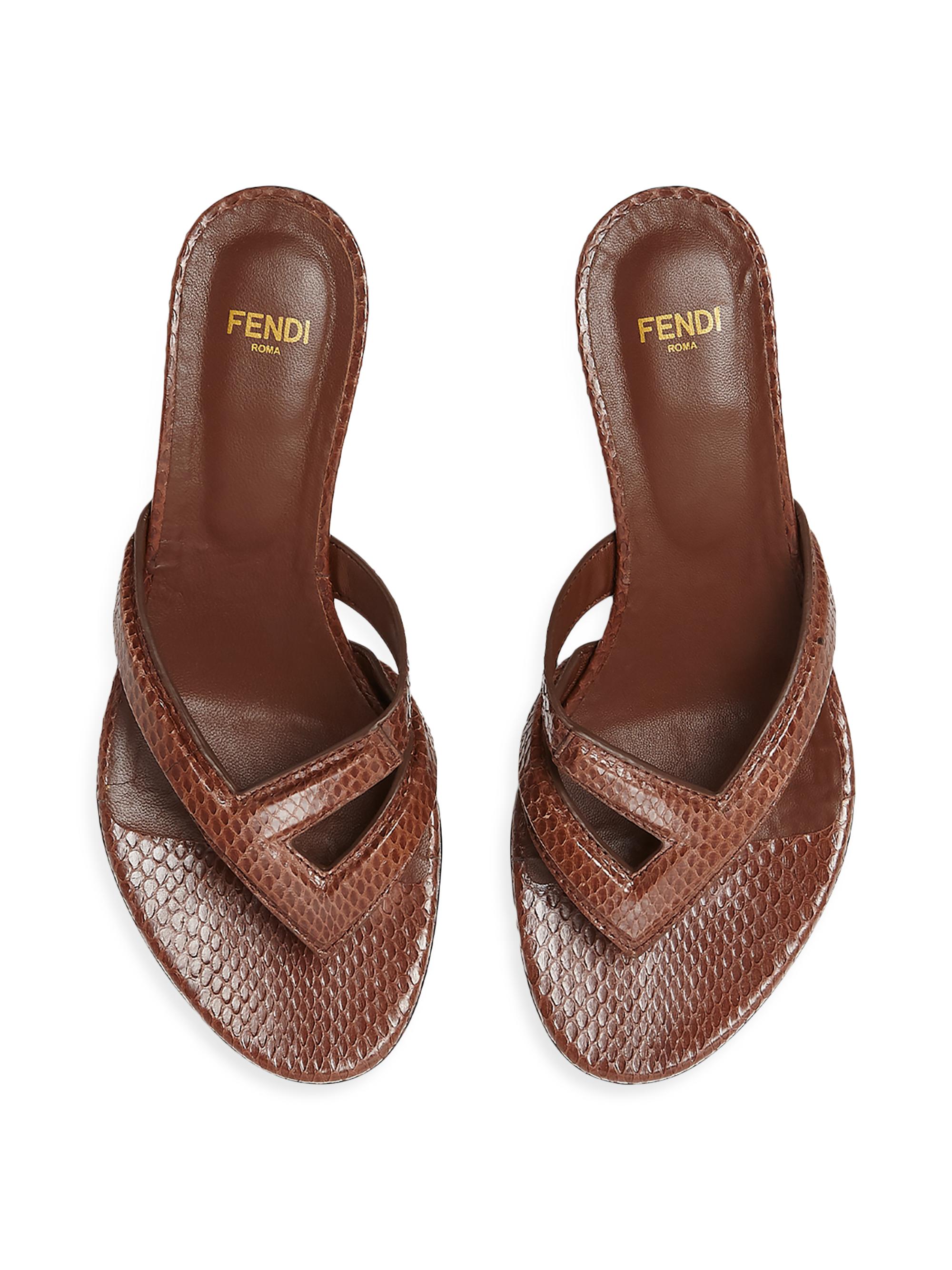 Fendi Fendi Fling Thong Sandals Saks Fifth Avenue