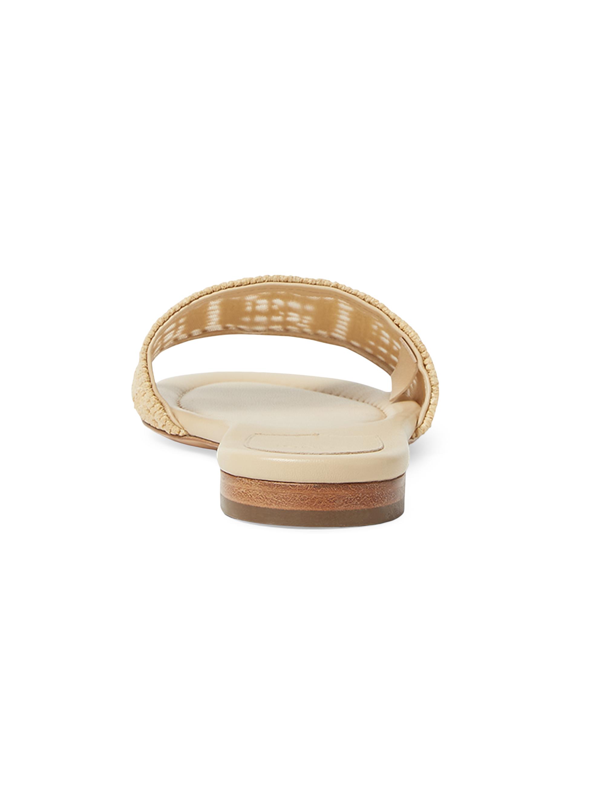 Fendi Sunshine Logo Leather Flat Slides | Saks Fifth Avenue