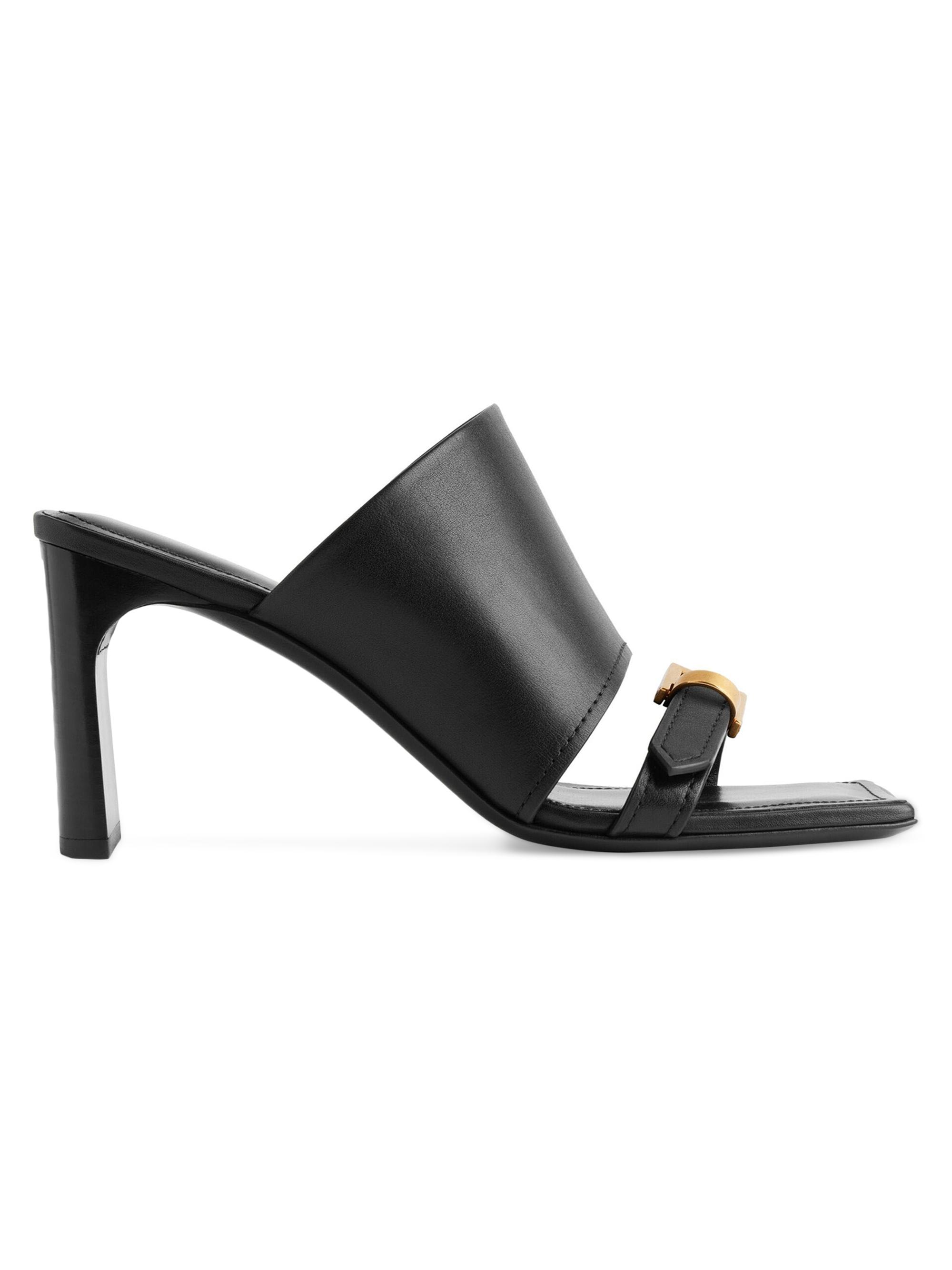 Balenciaga Women's Bel Air 80MM Sandals - Black
