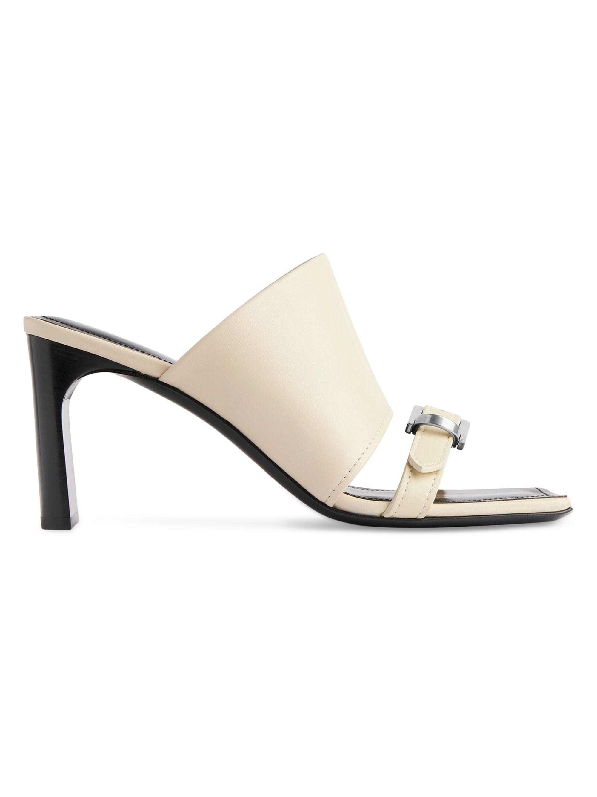 Balenciaga Women's Bel Air 80MM Sandals - Soya