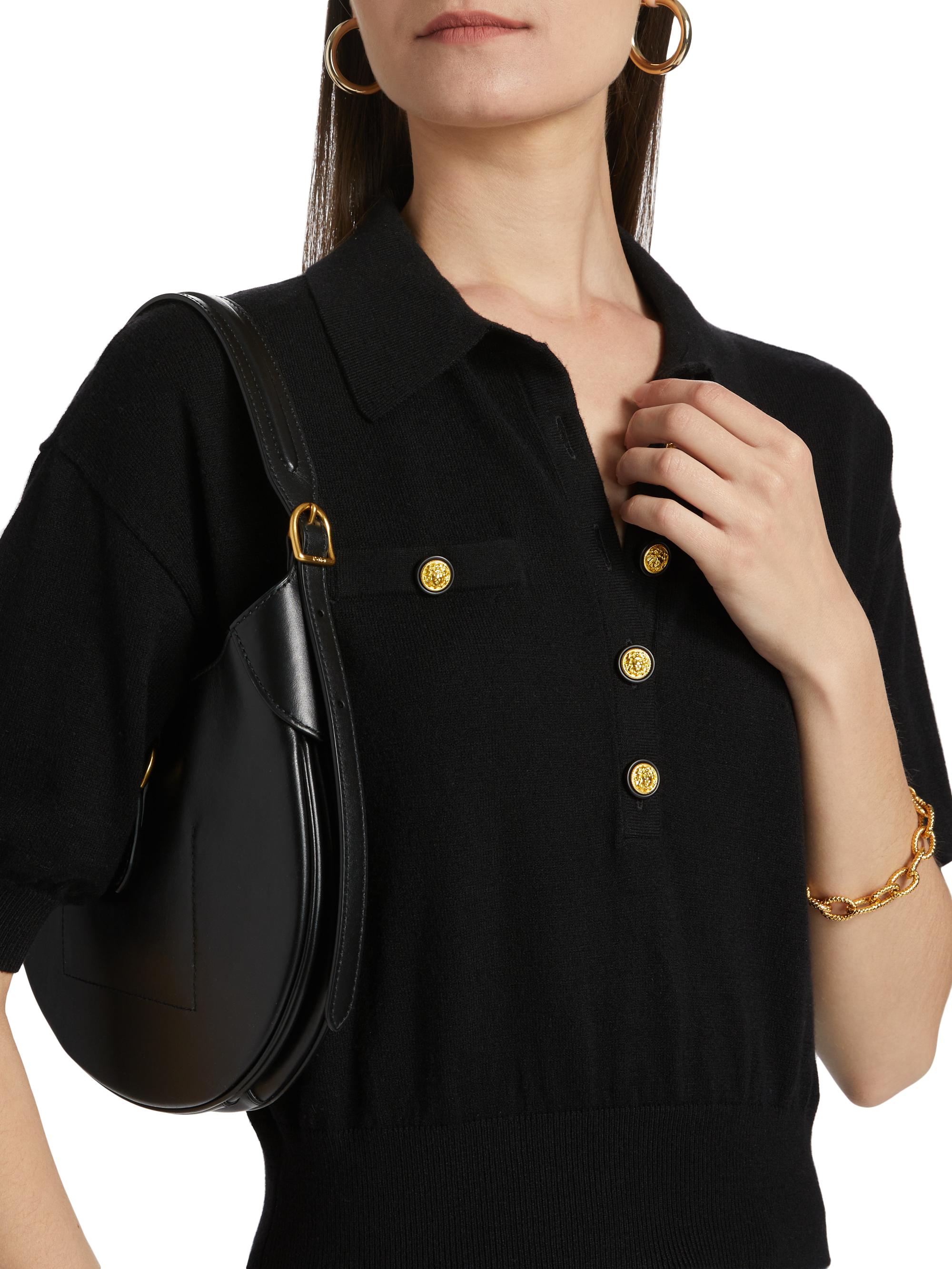 L'AGENCE Masaki Knit Short-Sleeve Sweater | Saks Fifth Avenue