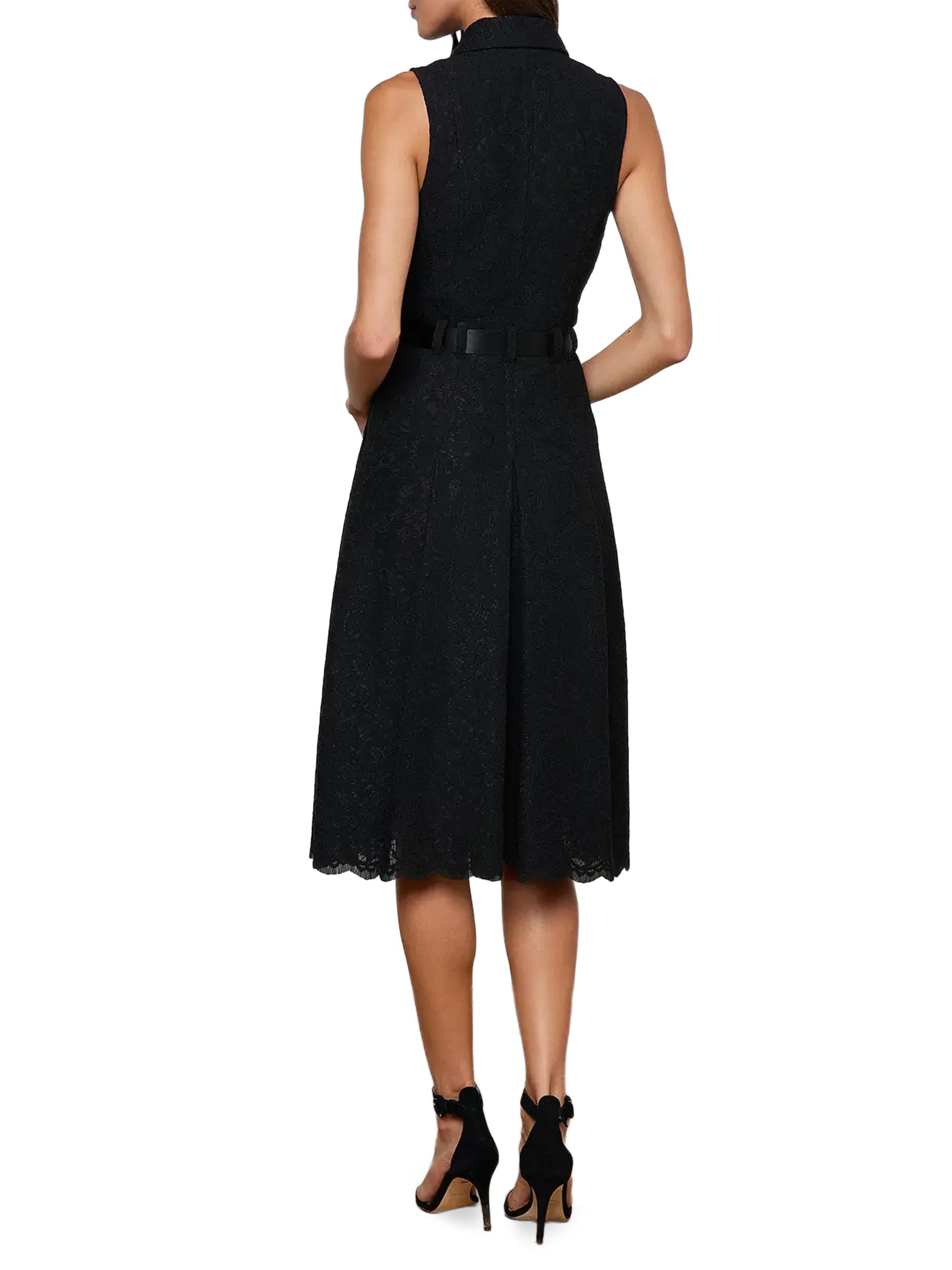 L'AGENCE Kylo Cotton-Blend Lace Belted Shirtdress | Saks Fifth Avenue
