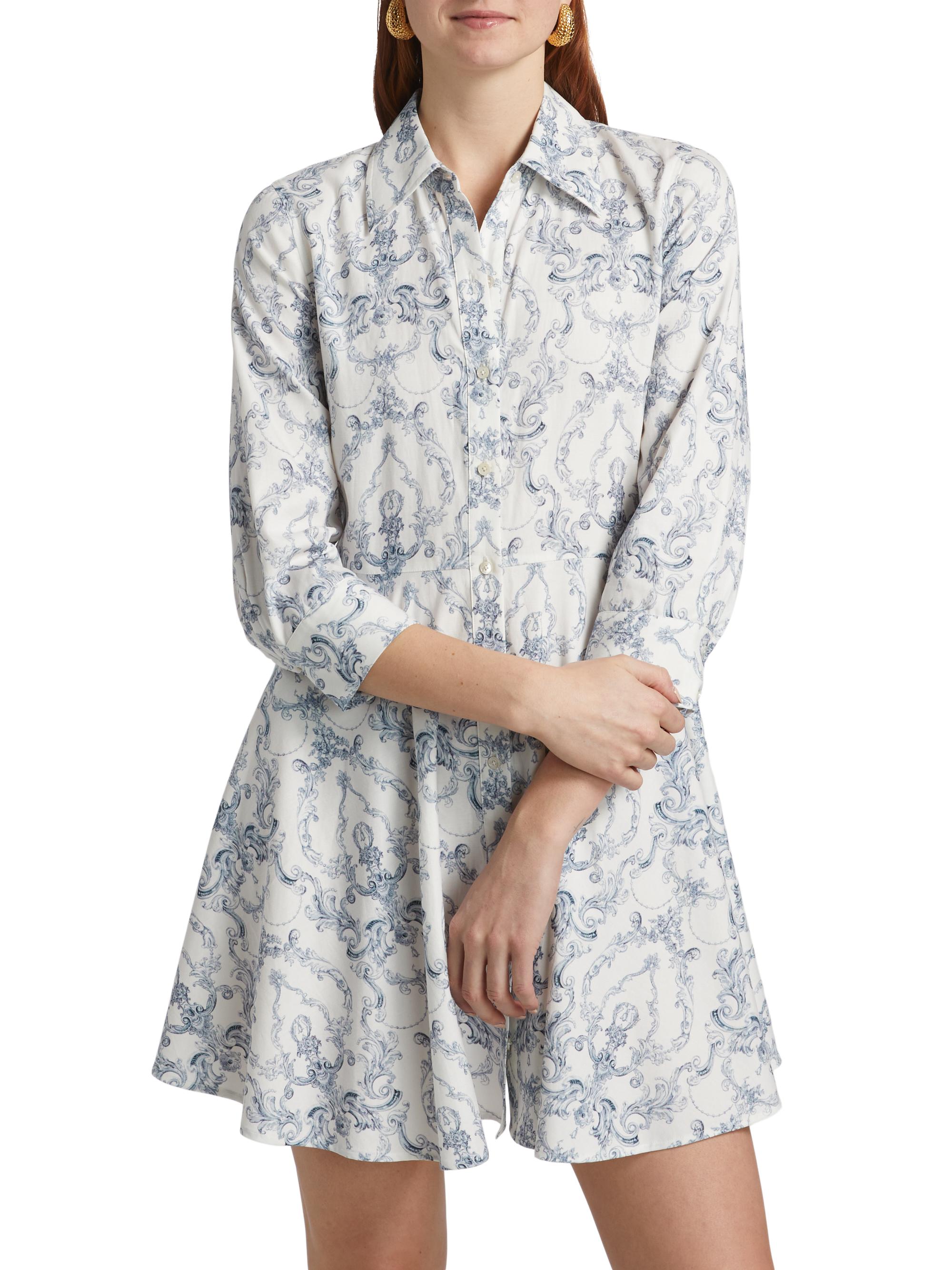 Short Sleeve Shirtdress - Meadow Frame main image 1