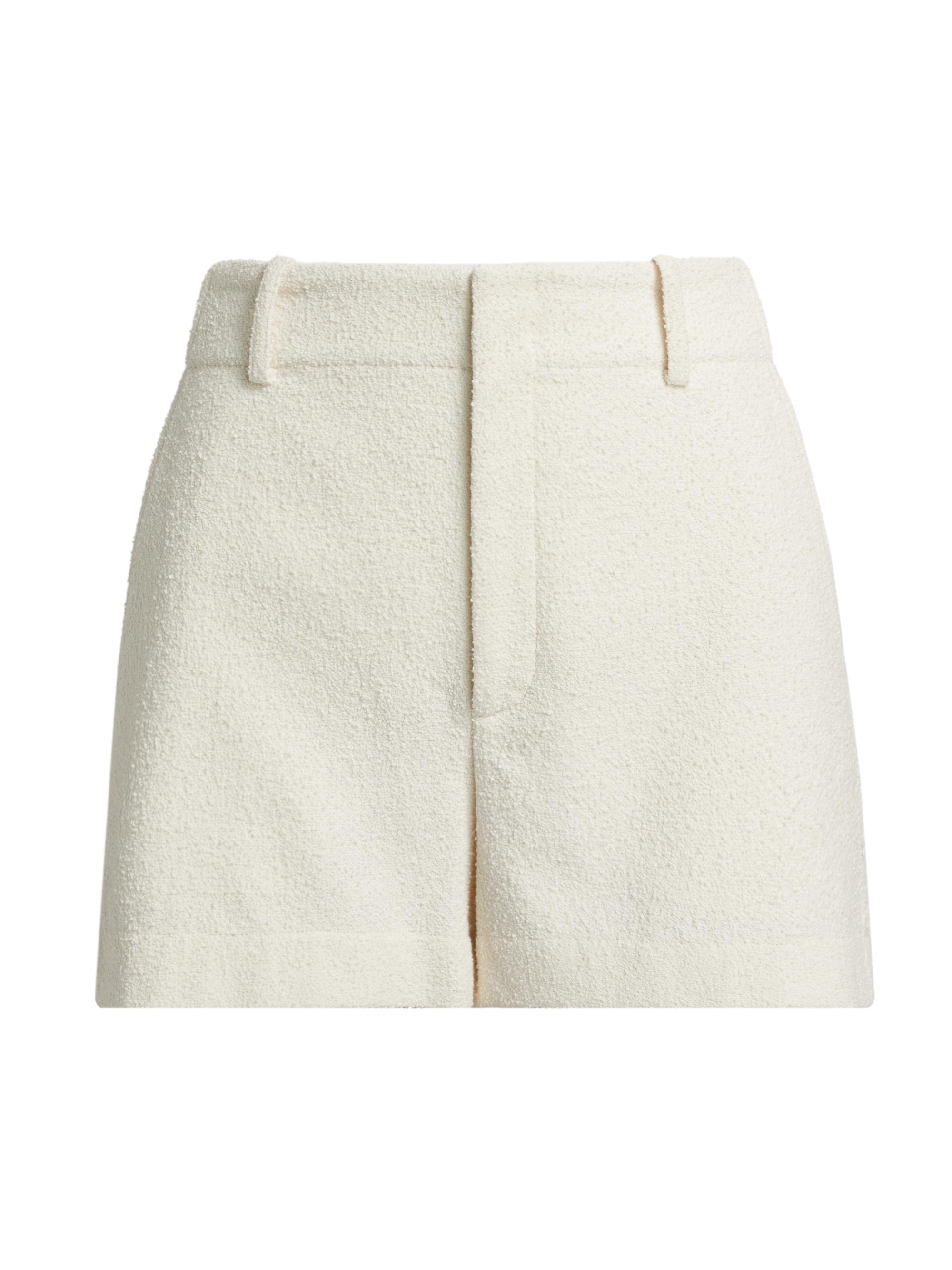 A.L.C. Women's Pearl Cotton-Blend High-RiseShorts - Pearl