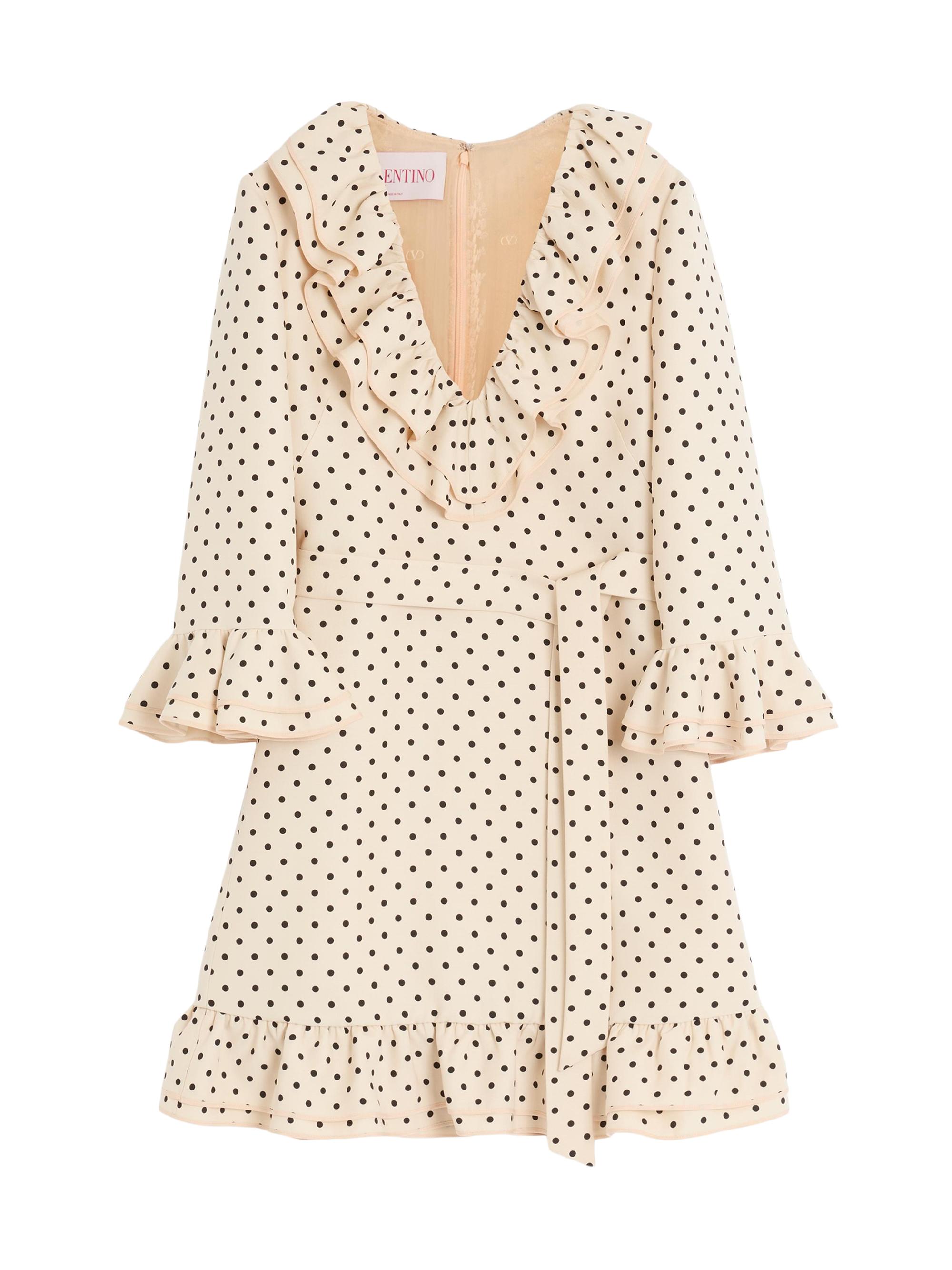 Valentino Garavani Women's Crepe Couture Short Dress - Birch Black