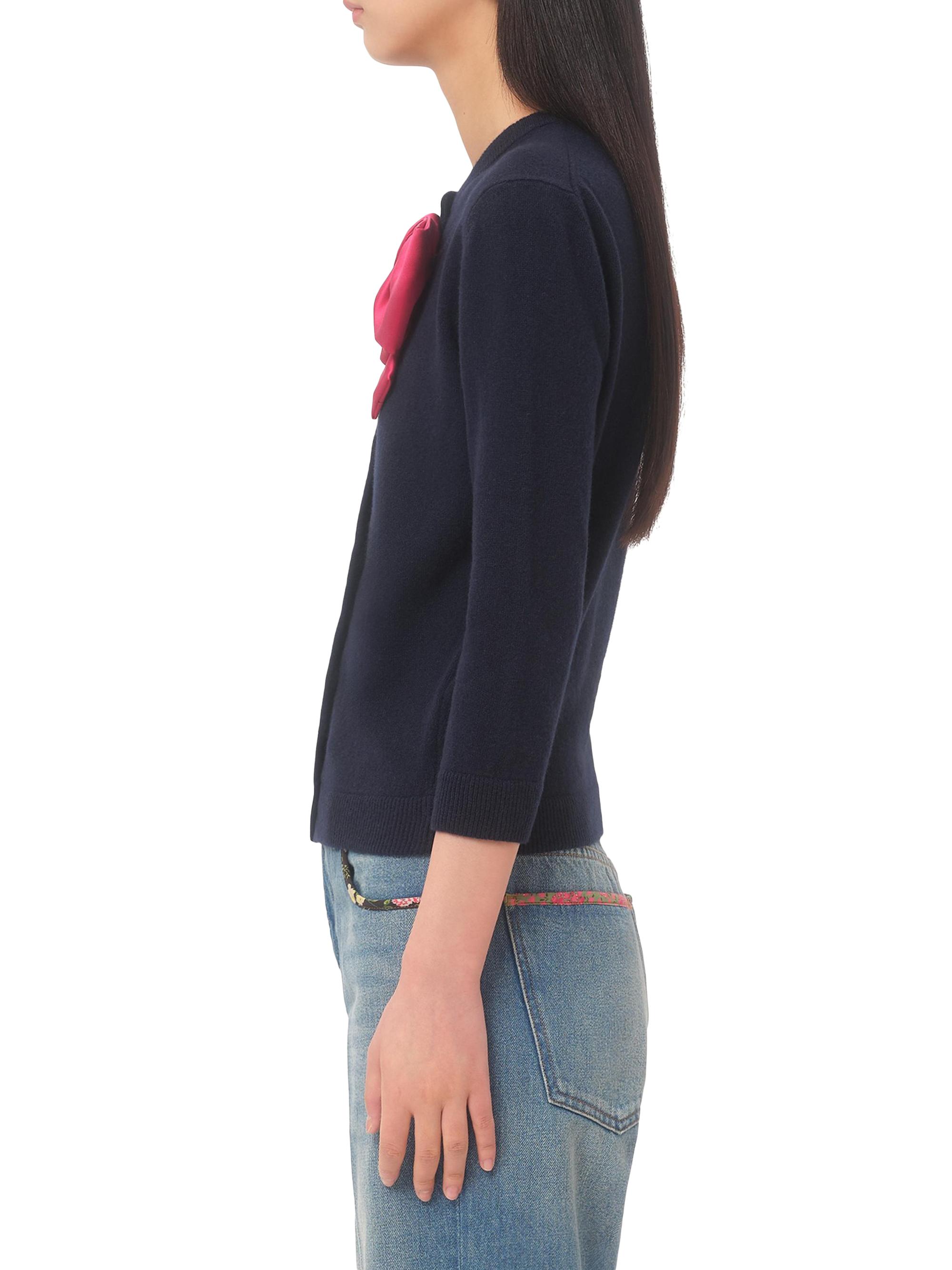 Valentino Garavani Cardigan with Bow | Saks Fifth Avenue