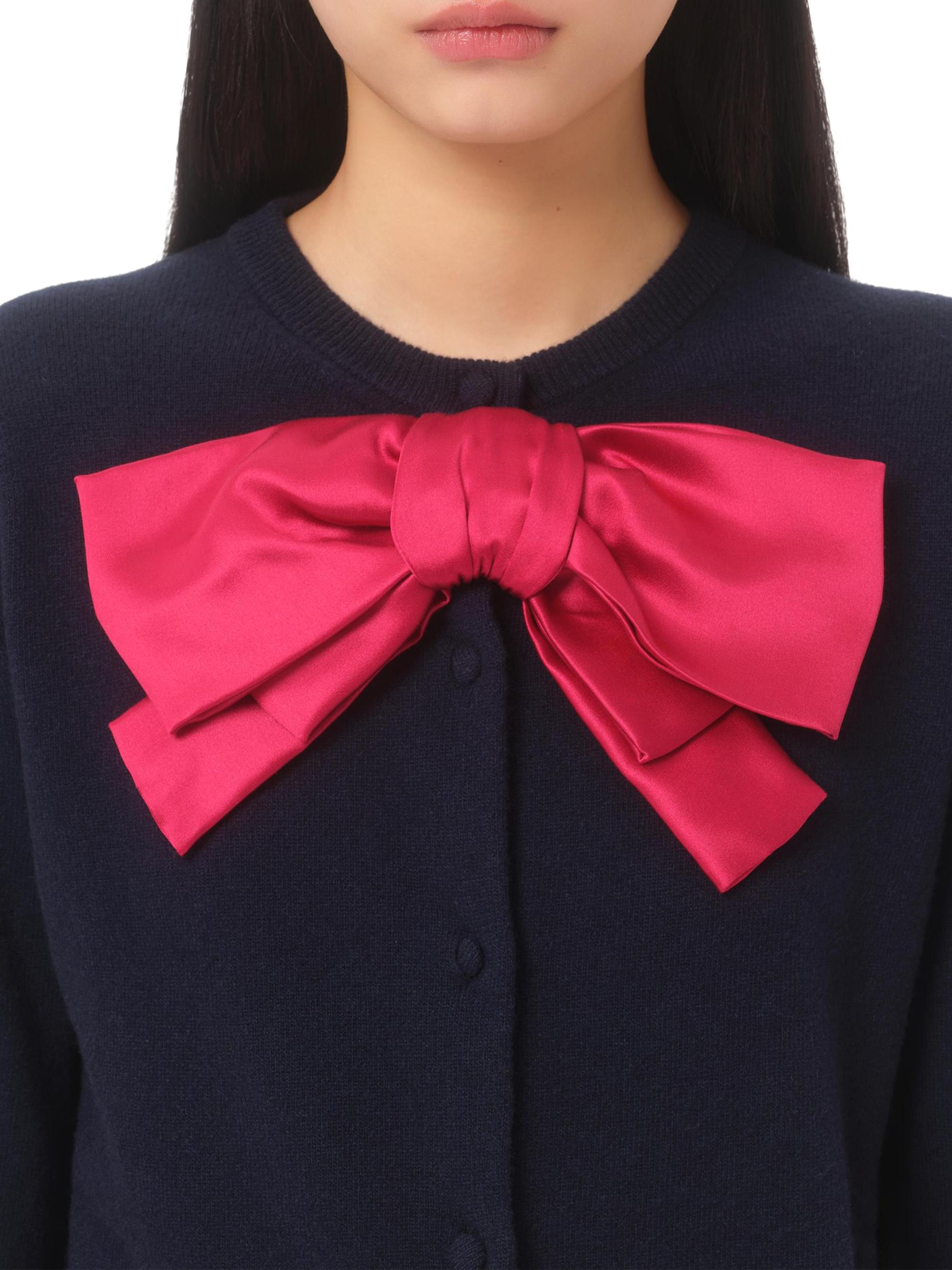 Valentino Garavani Cardigan with Bow | Saks Fifth Avenue