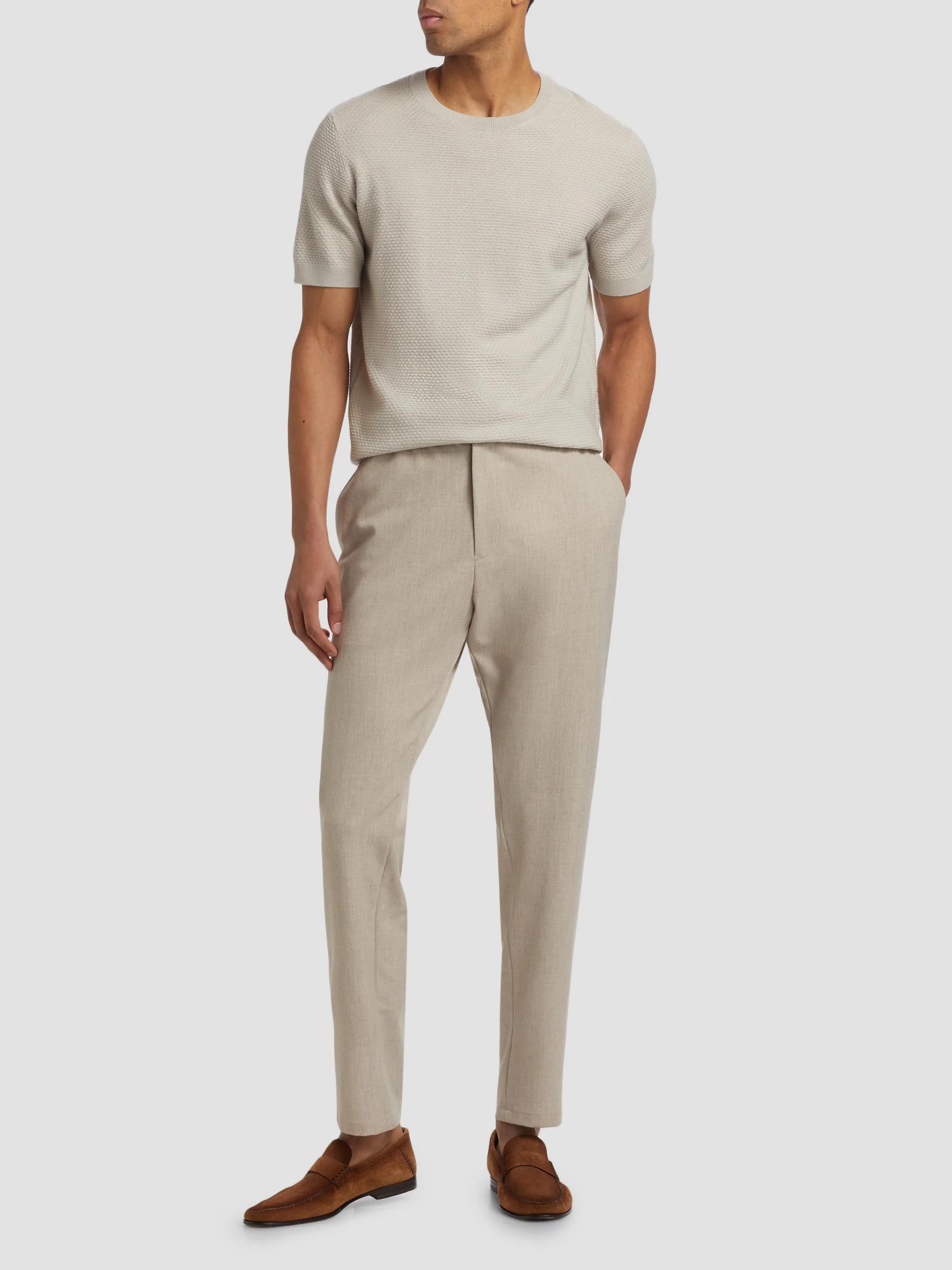 Emporio Armani Stretch Gabardine Pants | Saks Fifth Avenue