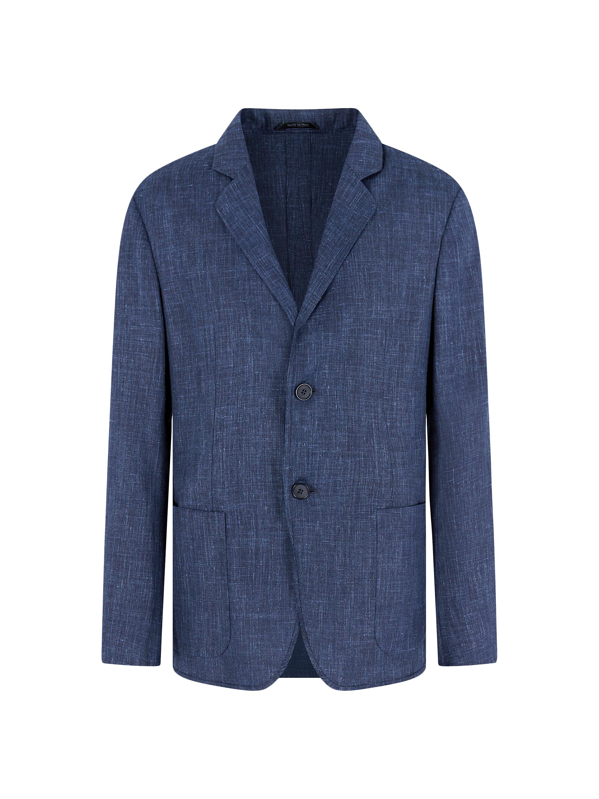 Giorgio Armani Men's Texured Fashion Jacket - Parisian Night