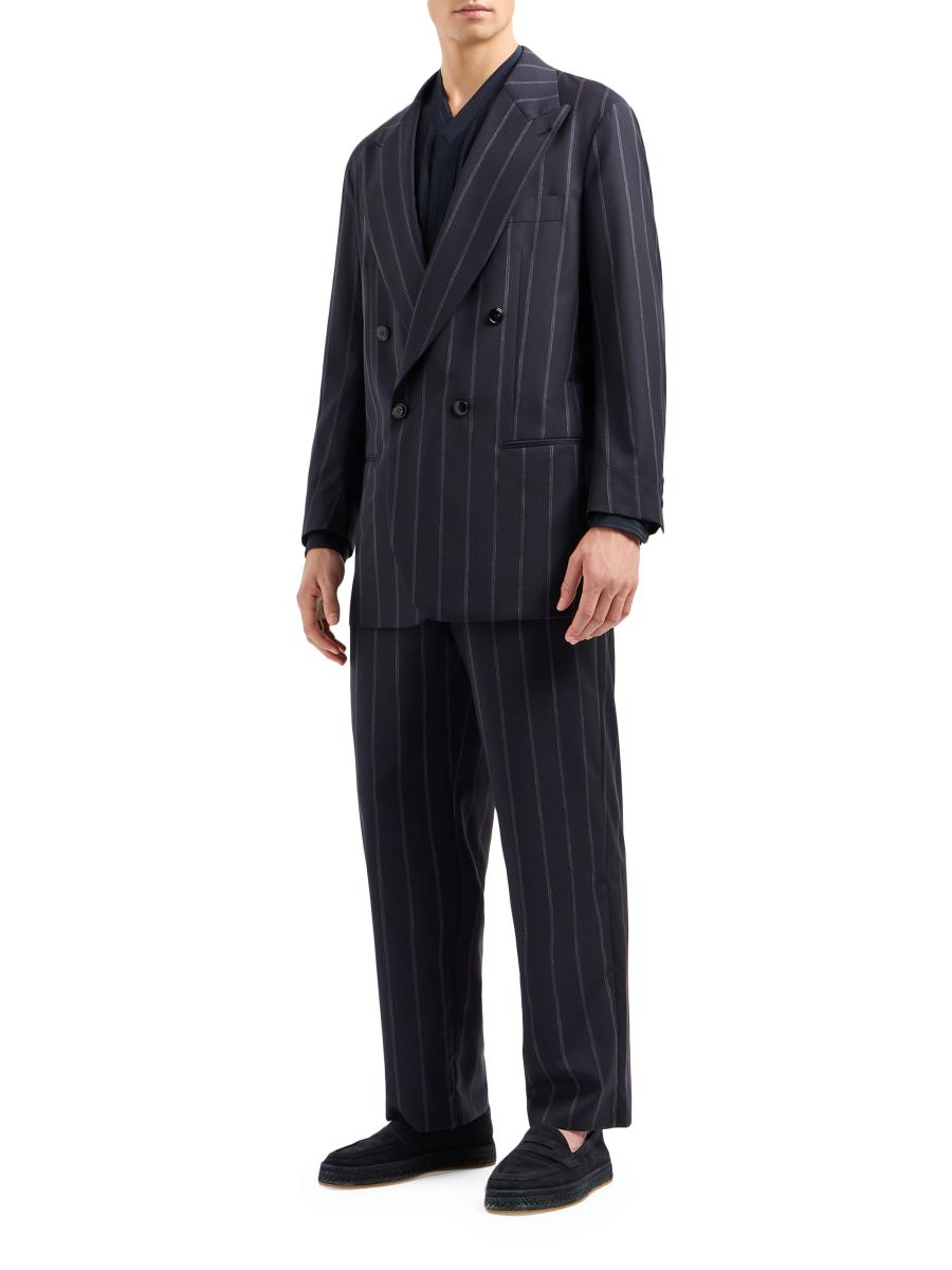 Giorgio Armani 142イタリー製新品正規品シャドーストライプスーツ Giorgio Armani Fashion Pinstripe Virgin Wool Suit | Saks Fifth Avenue