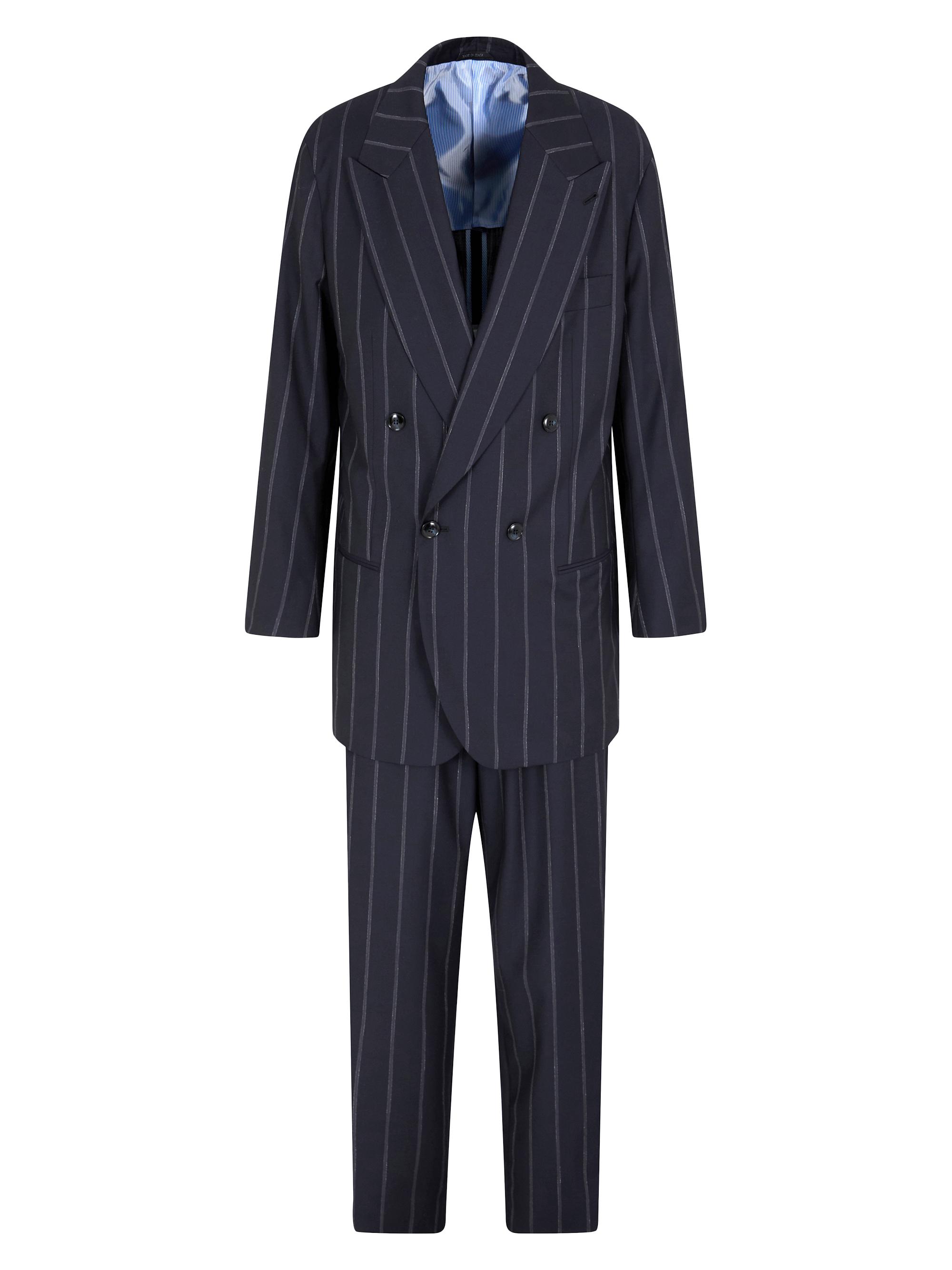 GIORGIO ARMANI セットアップ　ダブルスーツ　ネイビー38 Sサイズ Giorgio Armani ダブルスーツ | ブルー | FARFETCH JP