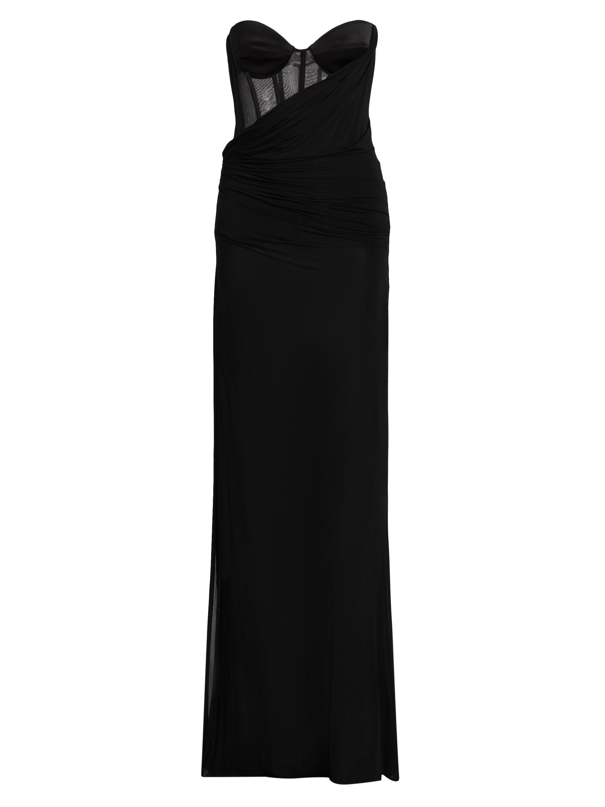 ELISABETTA FRANCHI ワンピース Elisabetta Franchi Corset Strapless Gown | Saks Fifth Avenue