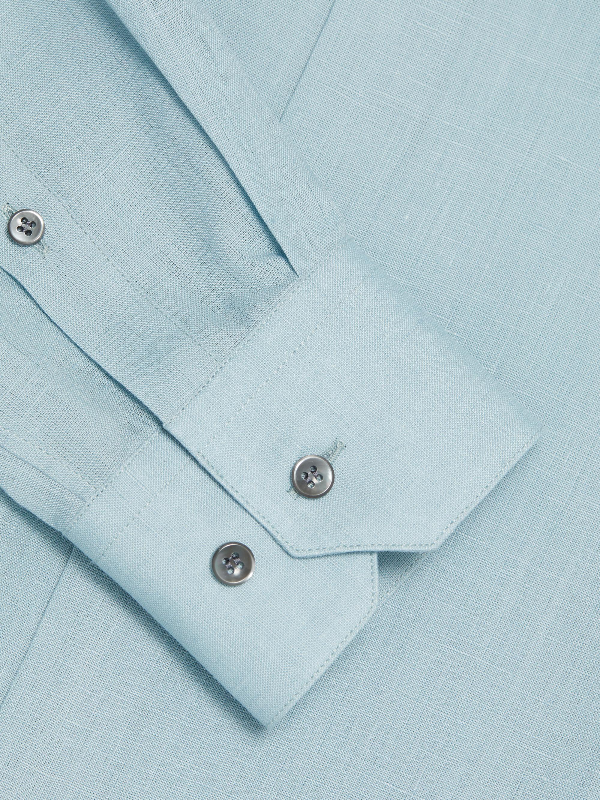 Giorgio Armani Linen Button-Front Shirt | Saks Fifth Avenue