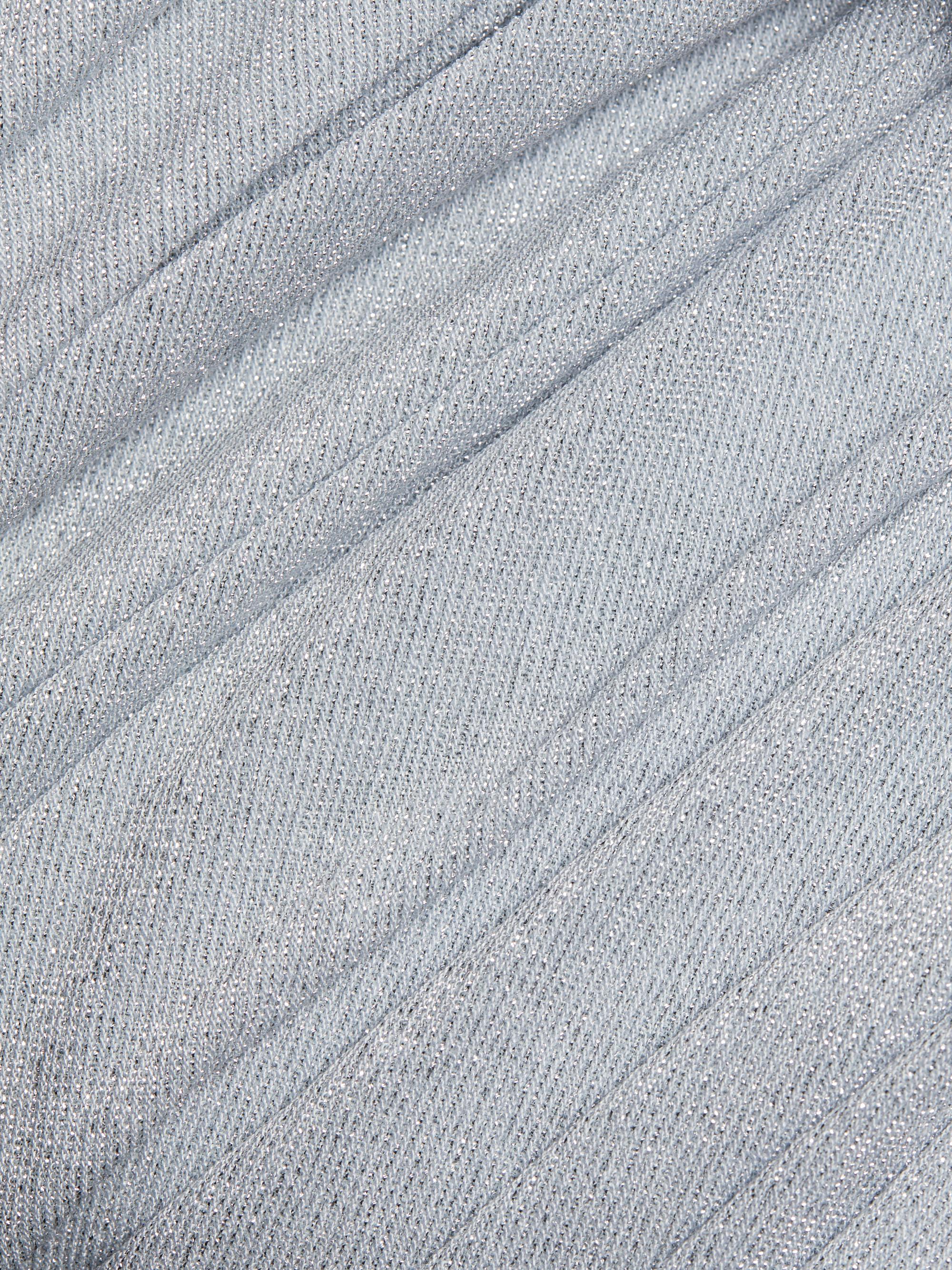 Elisabetta Franchi Red Carpet Metallic Jersey Belted Gown | Saks