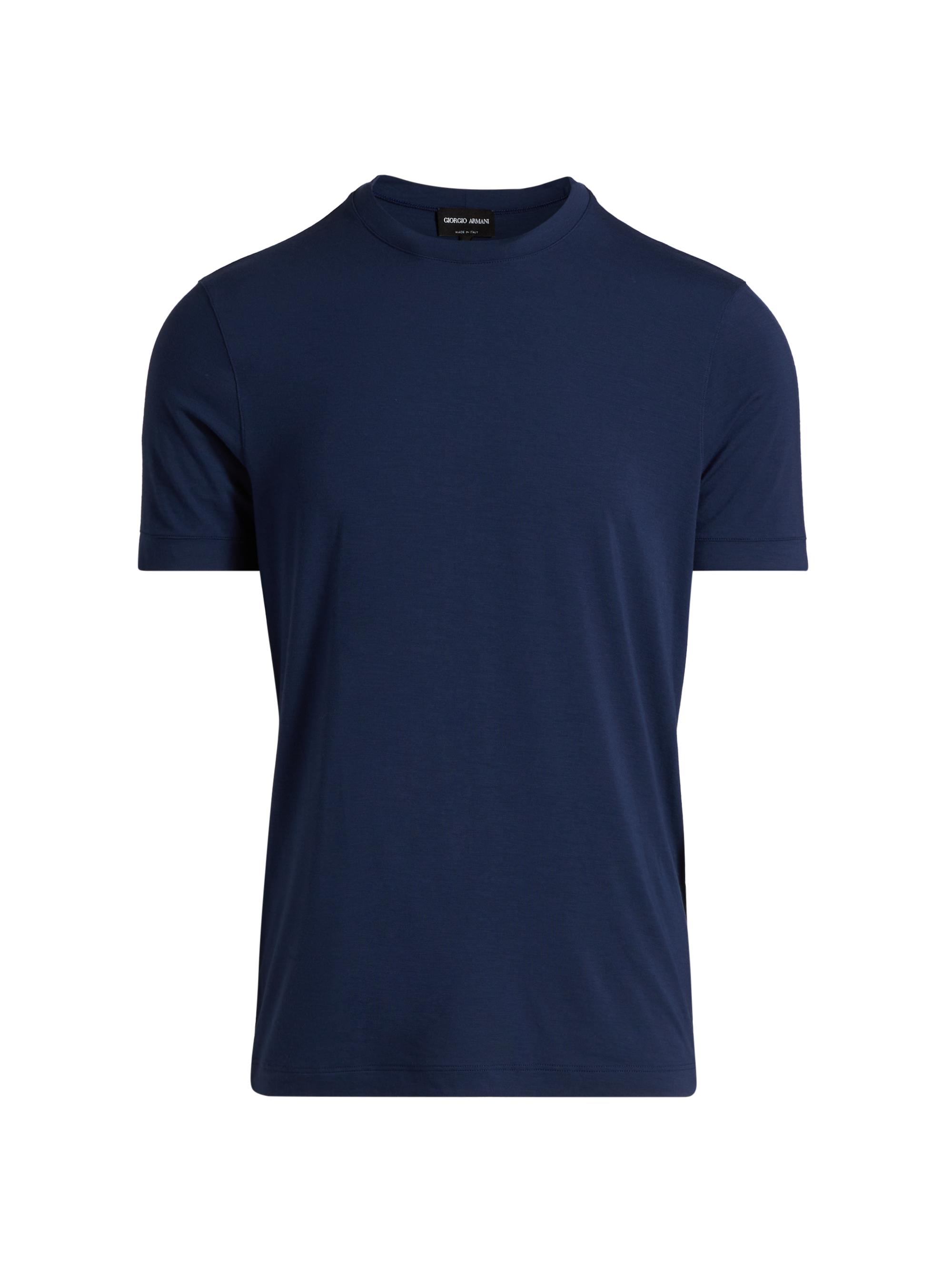 Giorgio Armani Men's Basic Jersey T-Shirt - Navy