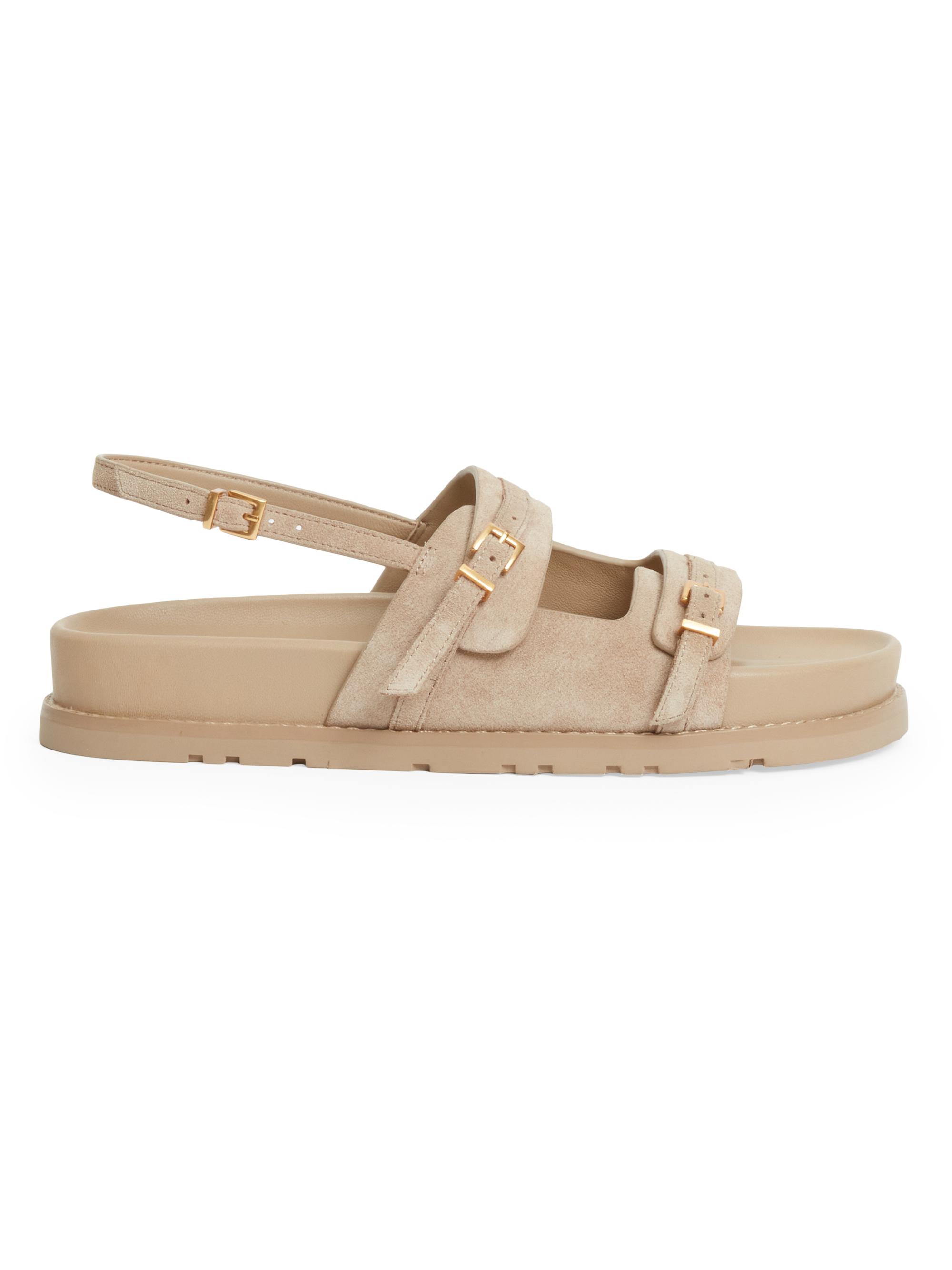 SIMKHAI Women's Carey Sport Suede Sandals - Desert