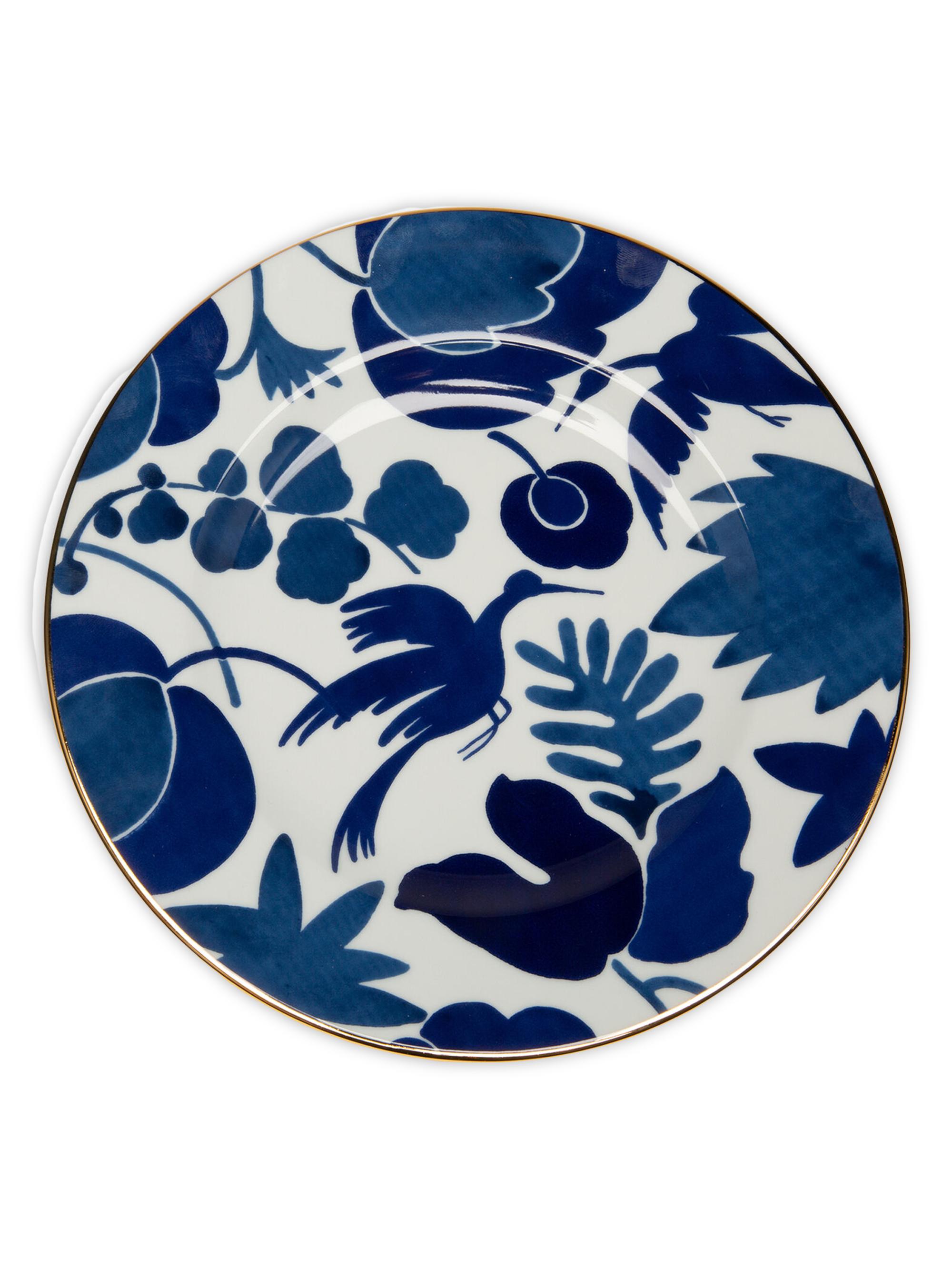 La DoubleJ Dinner Plates Set of 2 - Wildbird Blue