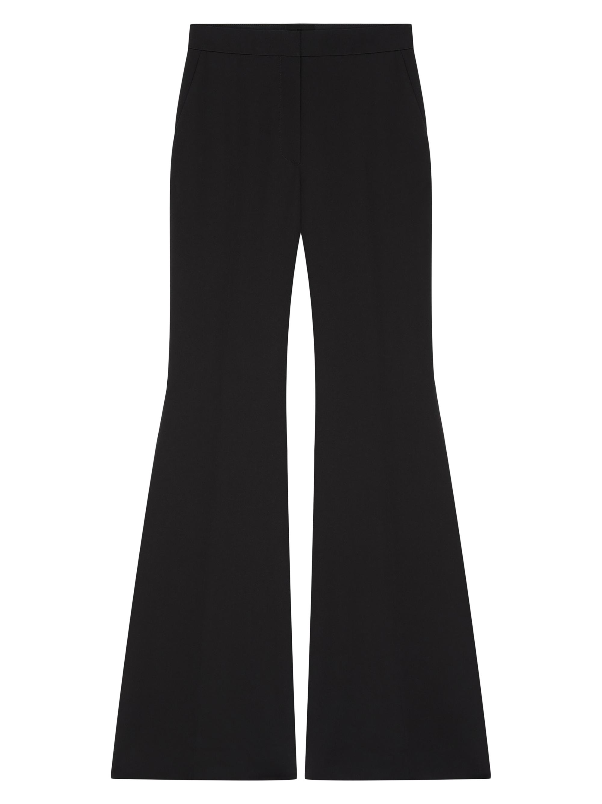 Givenchy Women's Flare Tailored Pants in Wool - Black