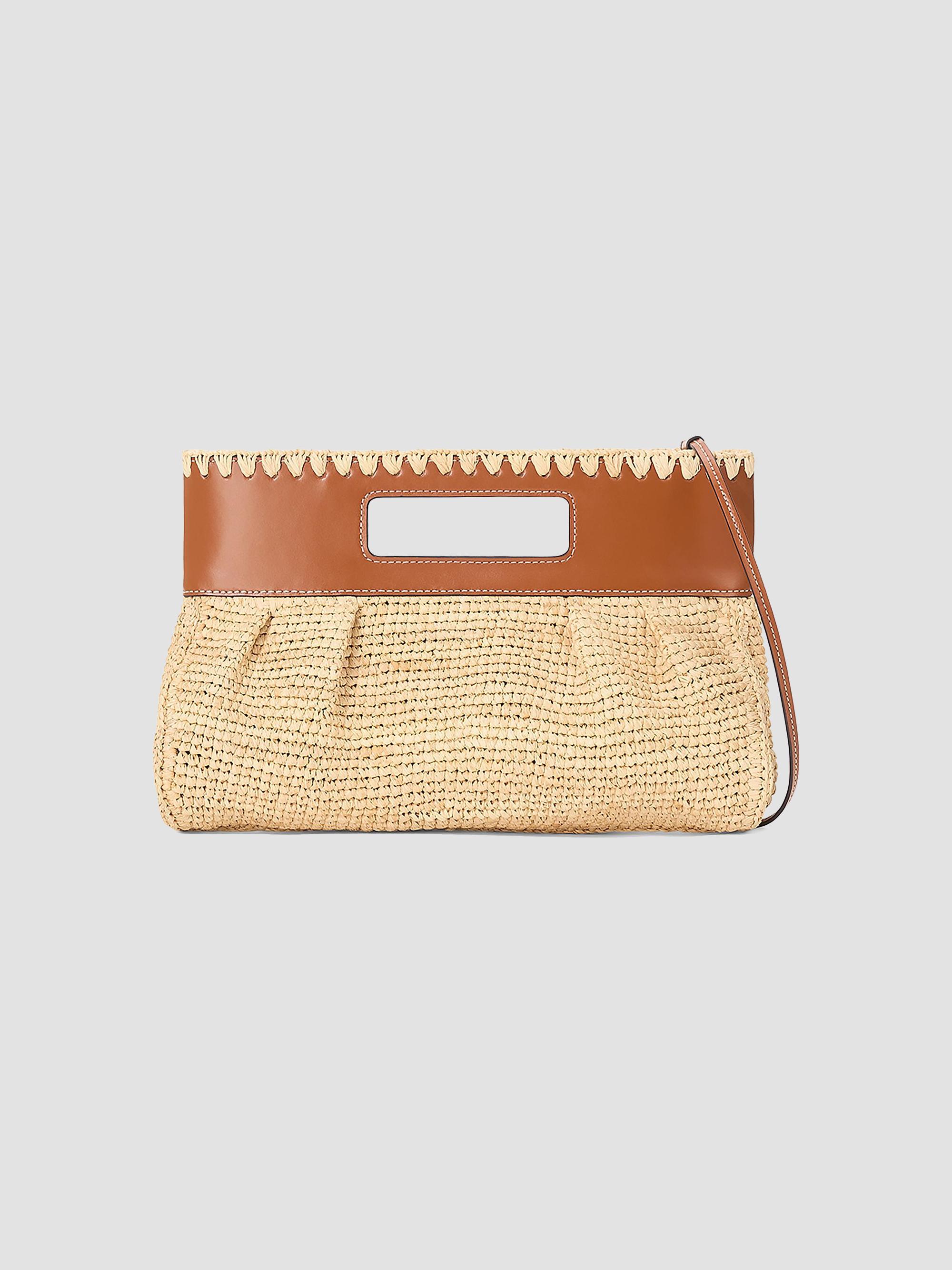 Staud Lena Raffia Clutch | Saks Fifth Avenue