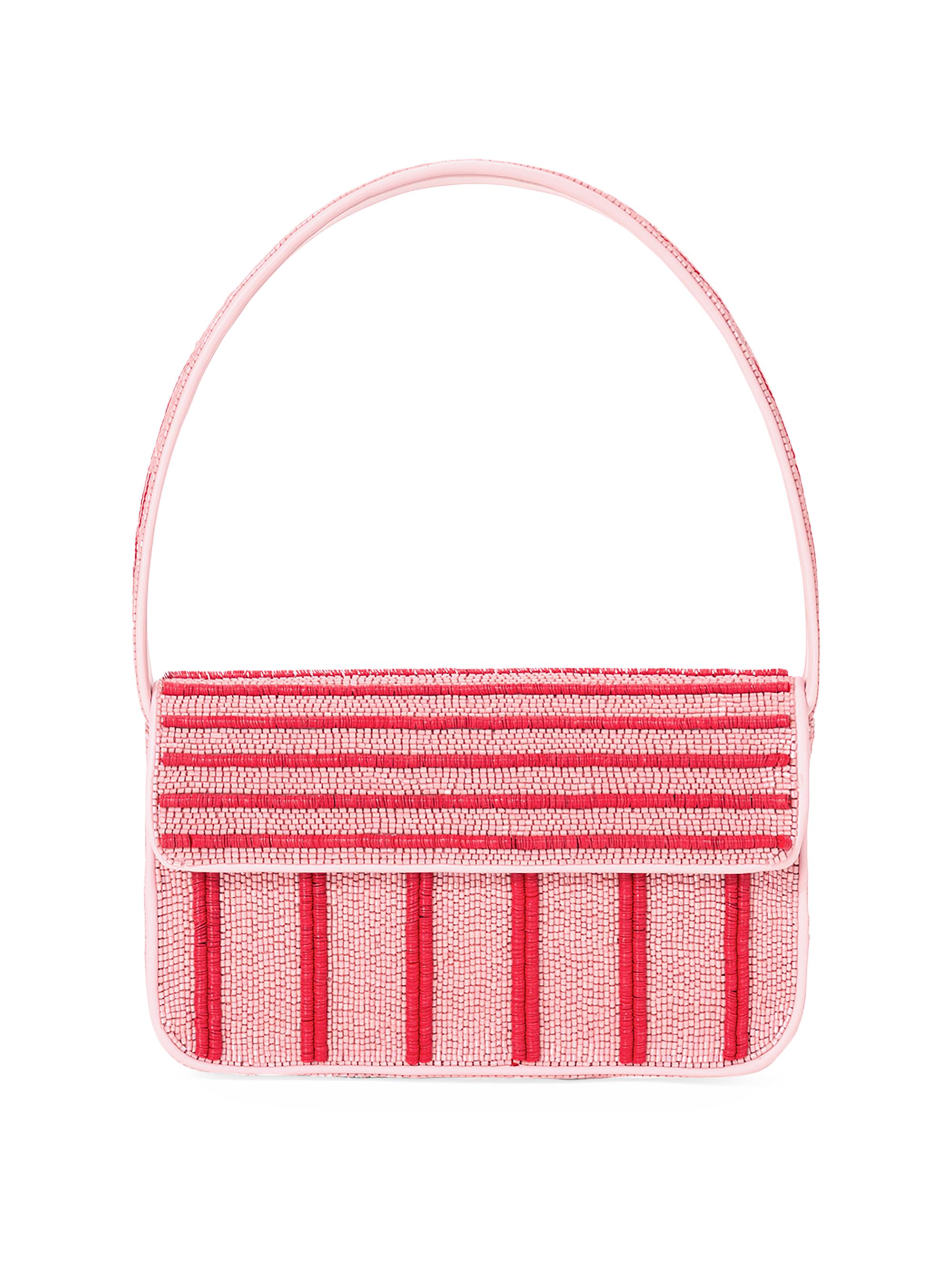 Staud Women's Tommy Beaded Striped Shoulder Bag - Montauk Stripe