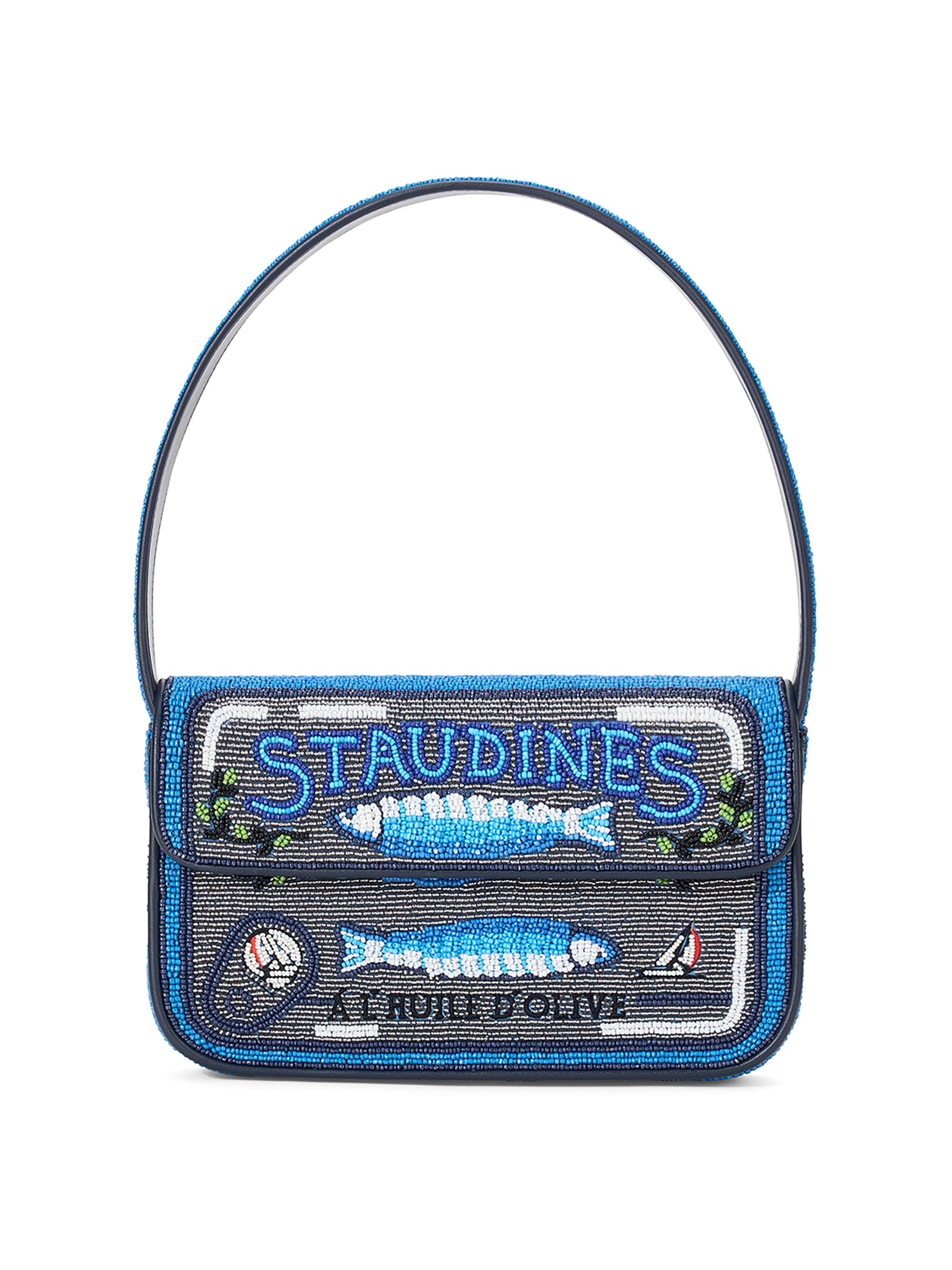 Staud Women's Tommy Beaded ines Shoulder Bag - ines Blue