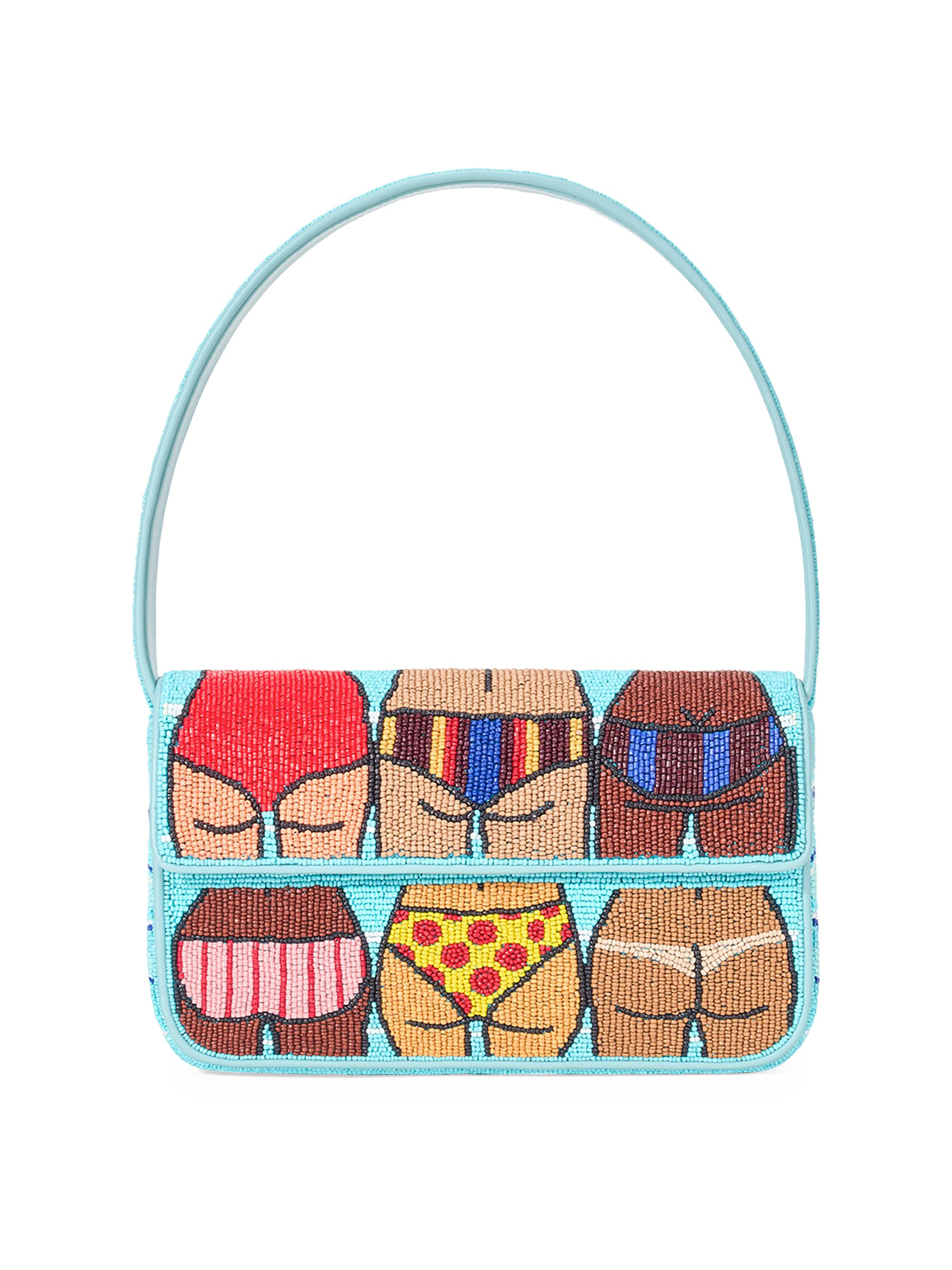 Staud Women's Tommy Beachwear Beaded Shoulder Bag - Beach Bums