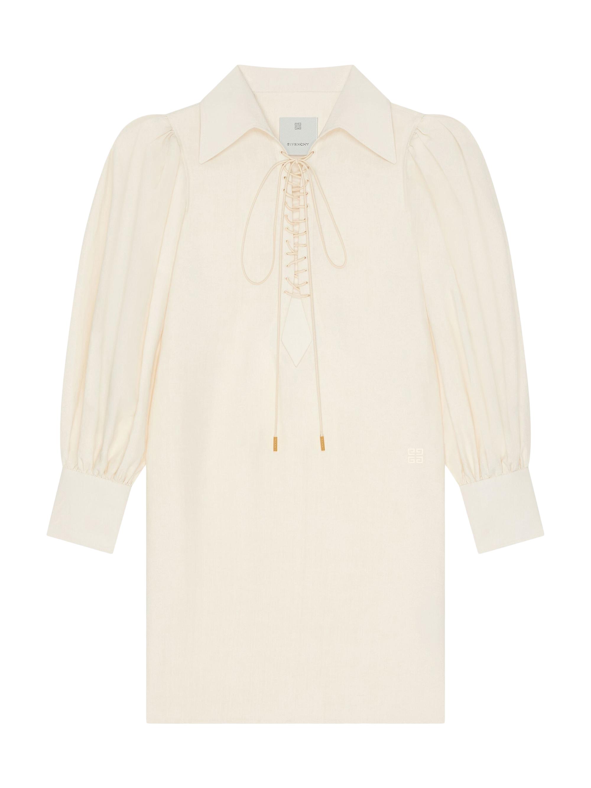 Givenchy Women's Shirt Dress in Linen - Off White