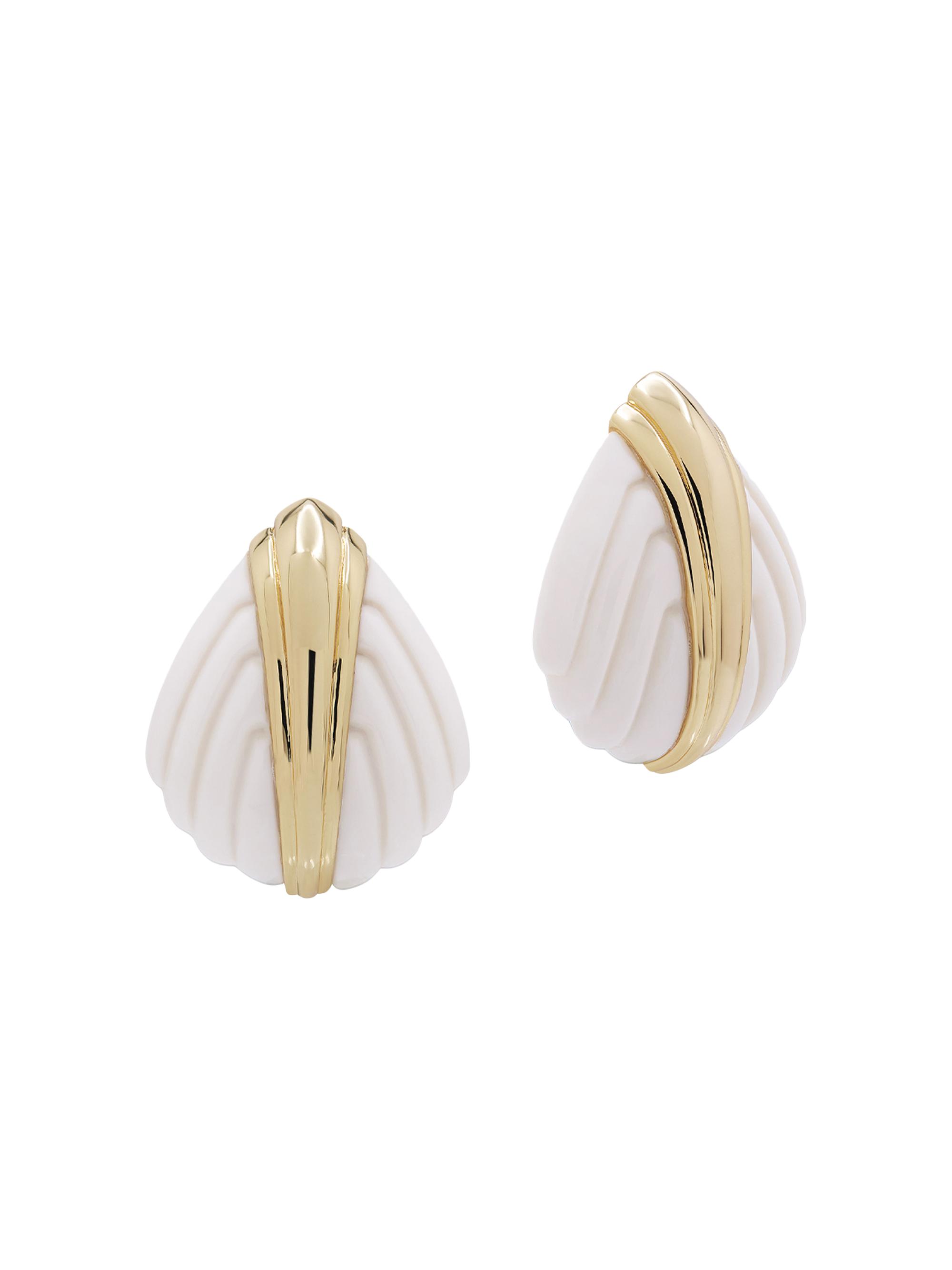 Ronny Kobo Women's Aster 14K-Gold-Plated & Resin Stud Earrings -