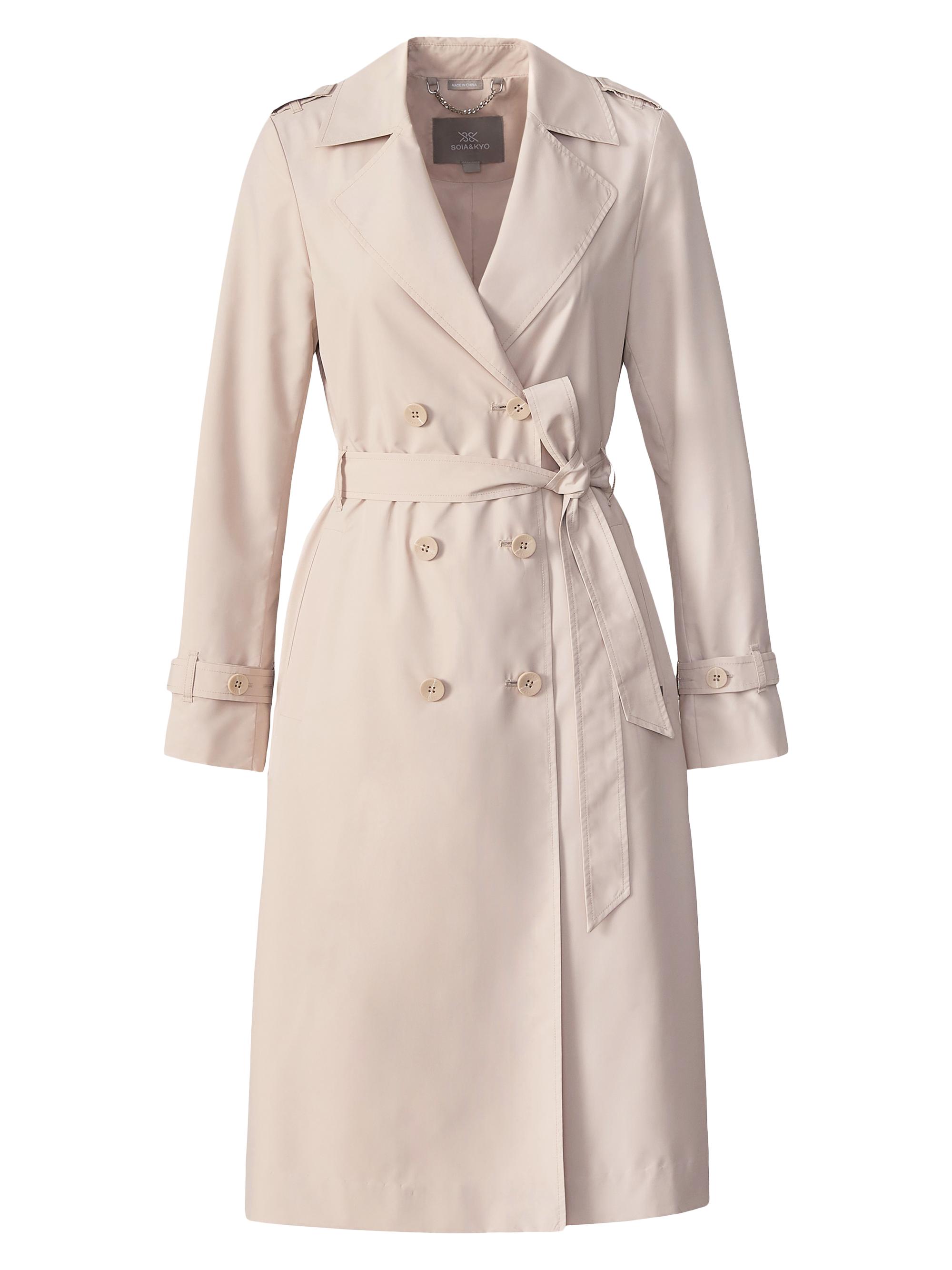 Weekend Max Mara Elodia Cotton-Blend Belted Trench Coat