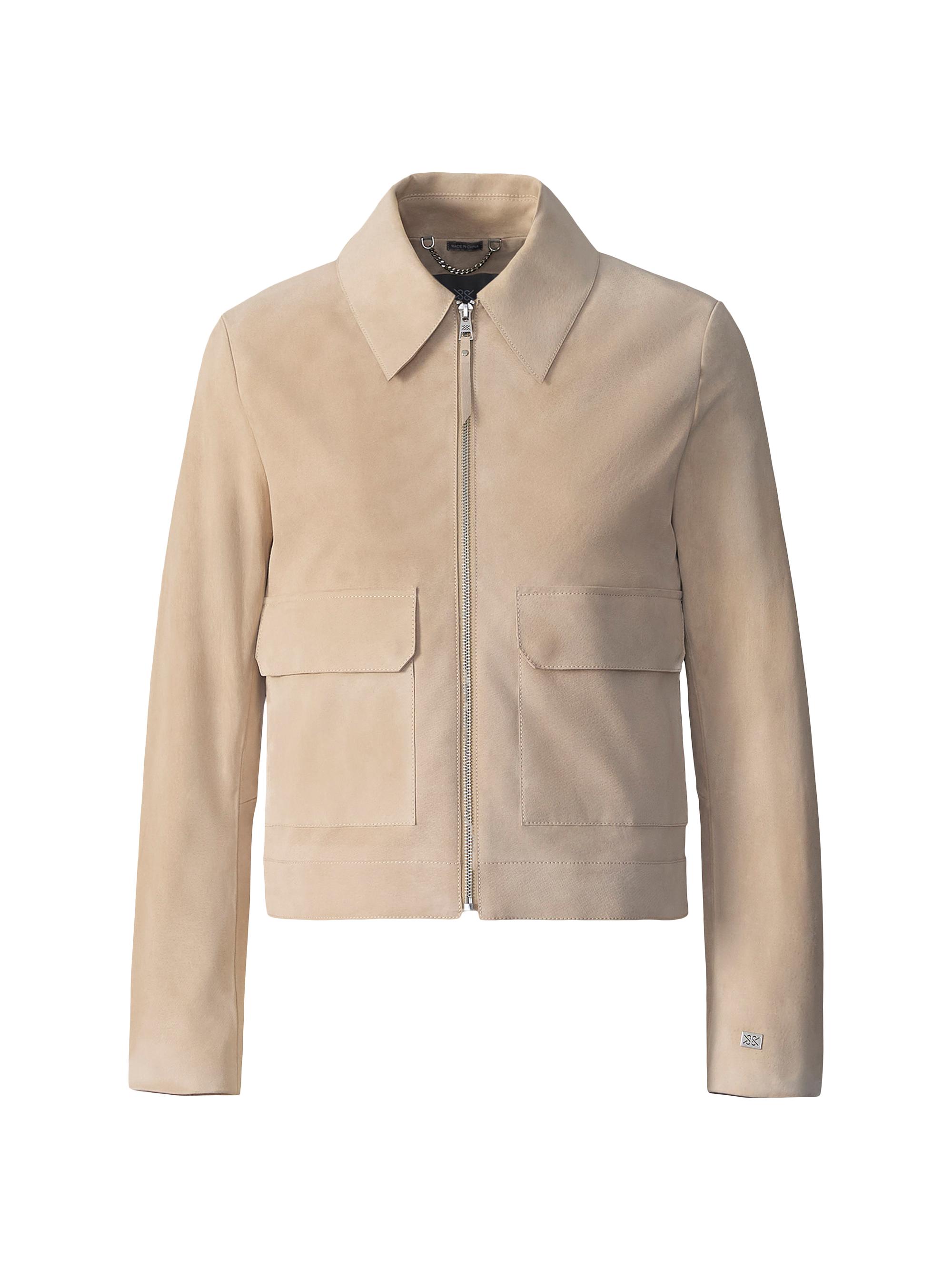 Soia & Kyo Women's Allan Suede Jacket - Almond