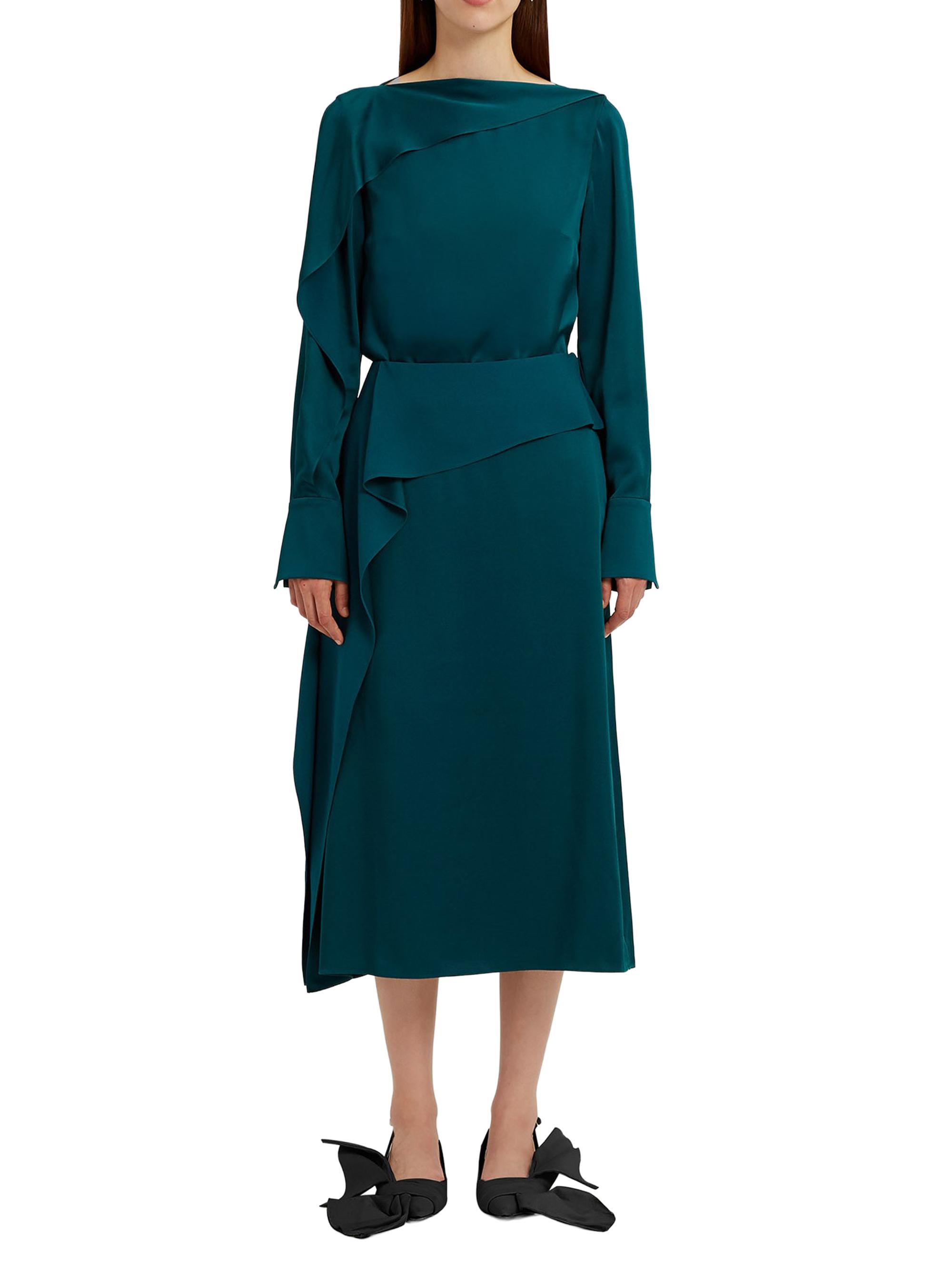 Erdem Women's Draped Satin Blouse - Tempest