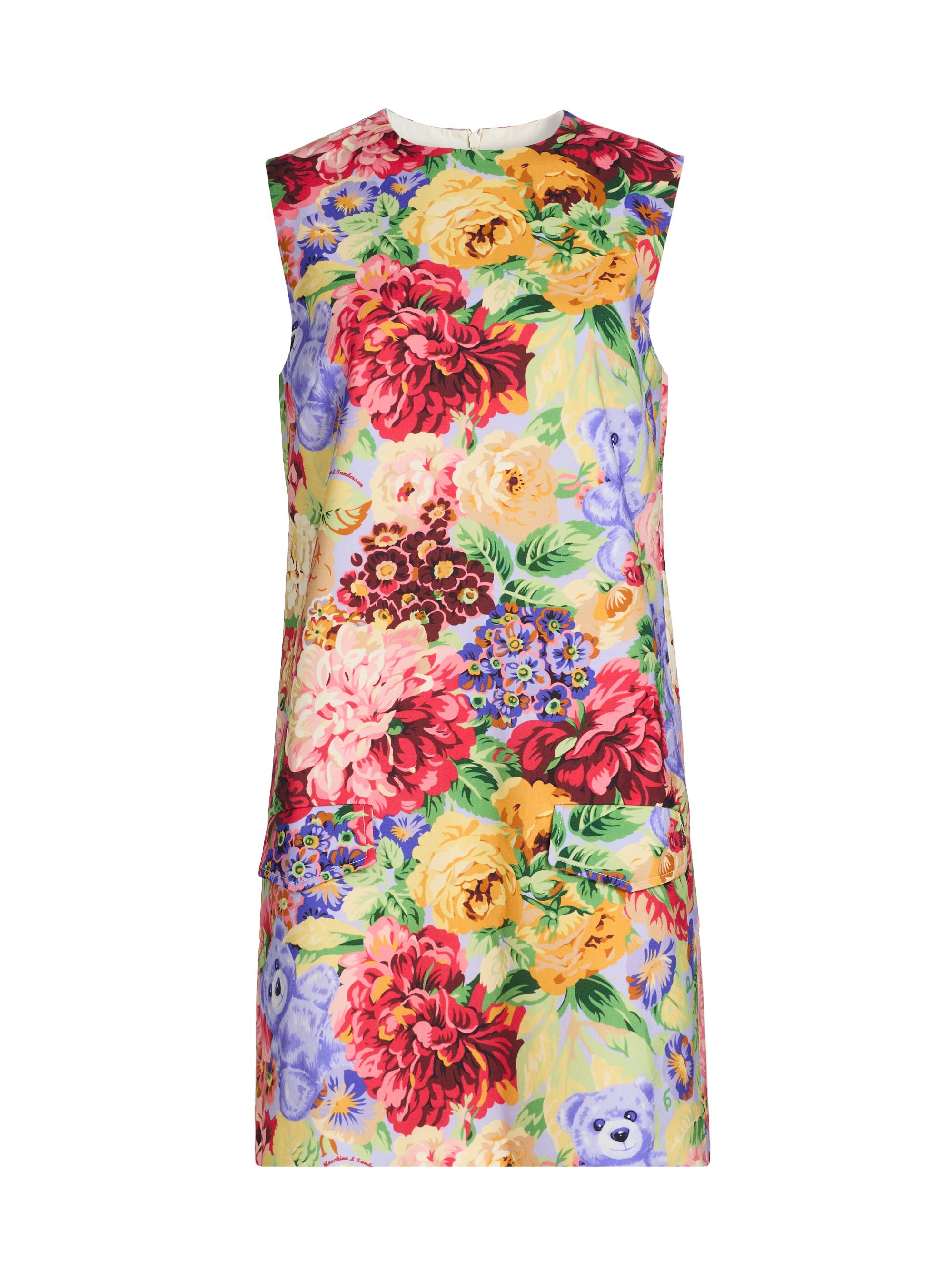 Moschino Women's Floral Wool Shift Dress - Multi Only One Colour