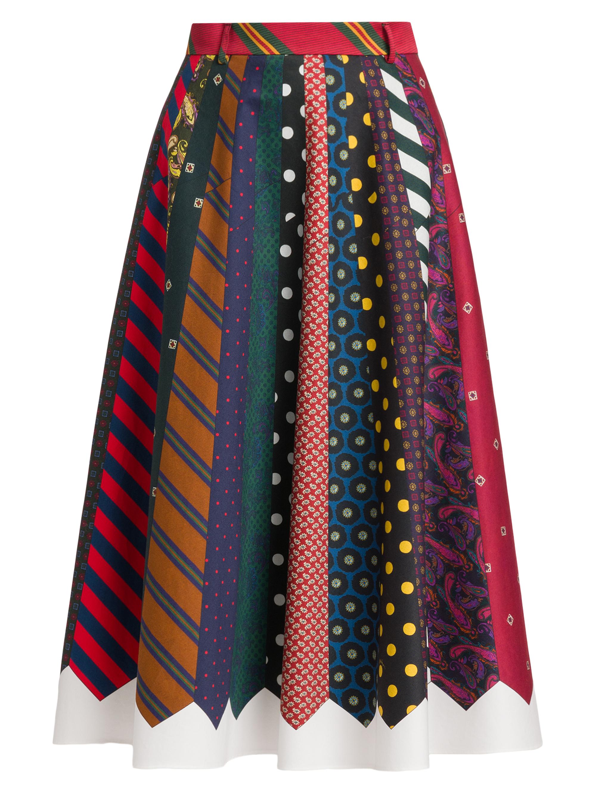 Moschino Mixed Tie Print Midi-Skirt | Saks Fifth Avenue