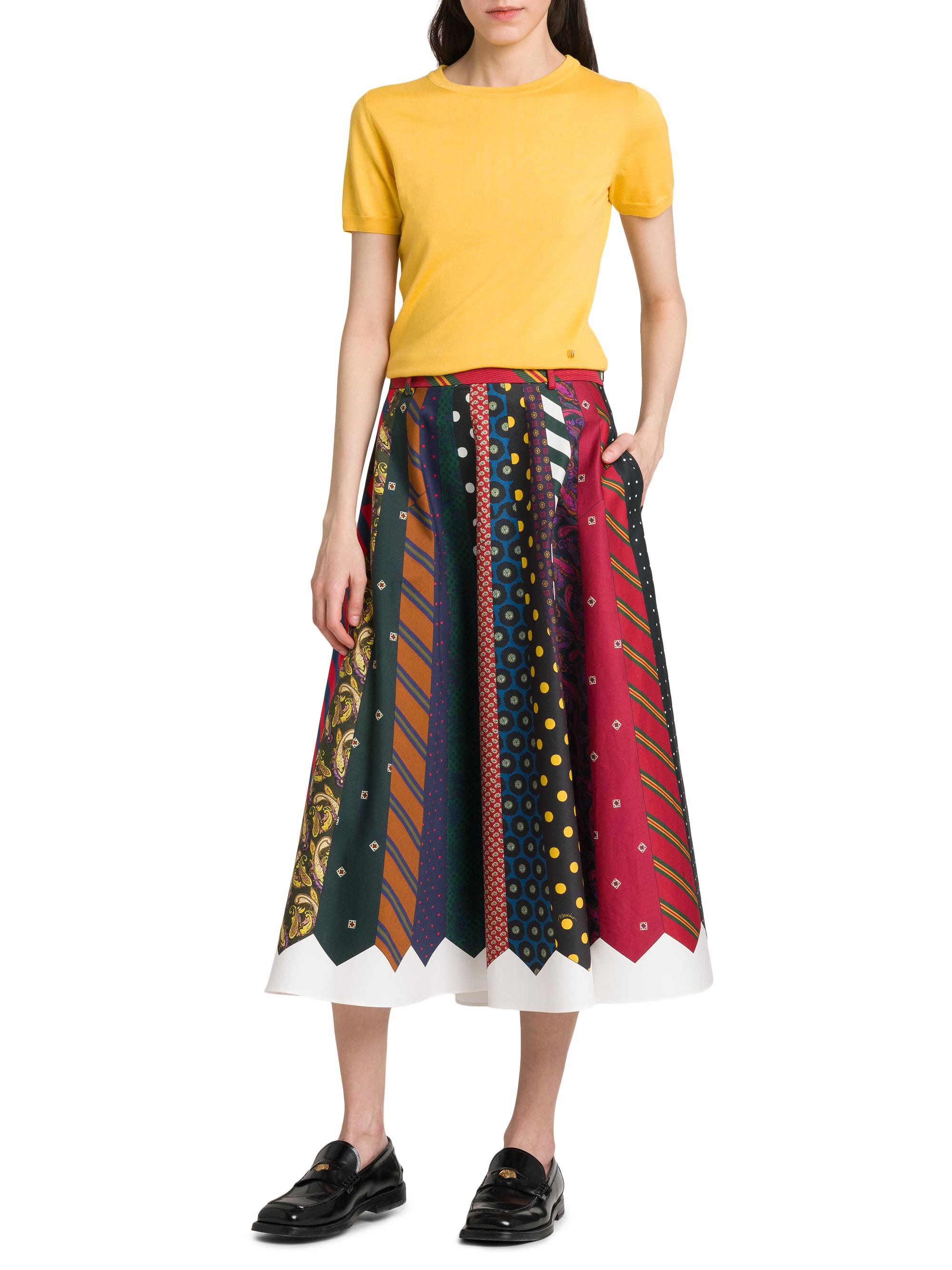 Moschino Mixed Tie Print Midi-Skirt | Saks Fifth Avenue