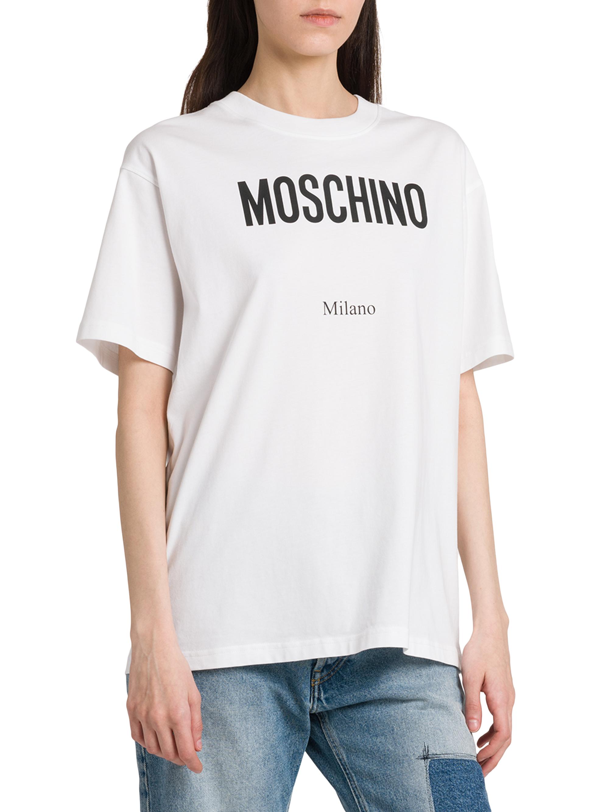 Moschino Logo Cotton T-Shirt | Saks Fifth Avenue